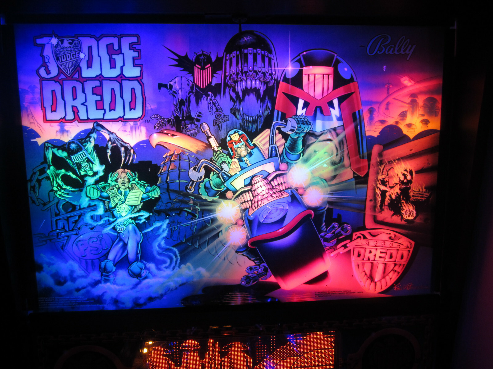 JUDGE DREDD Complete LED Lighting Kit custom SUPER BRIGHT PINBALL LED KIT