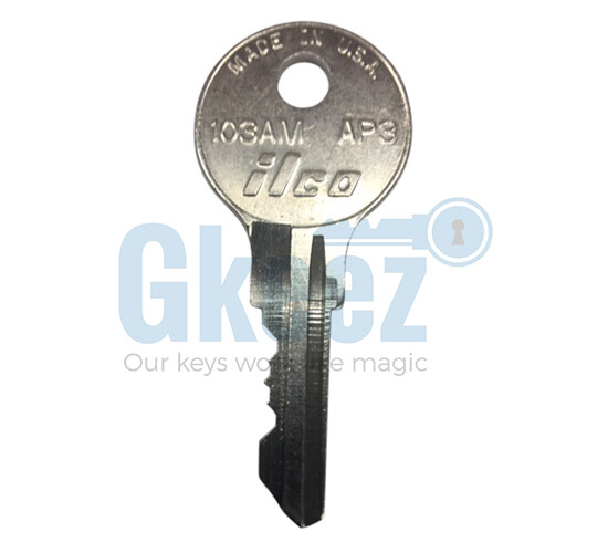 Trailer Lock Replacement Keys Series DR001 - DR012 Made By Gkeez