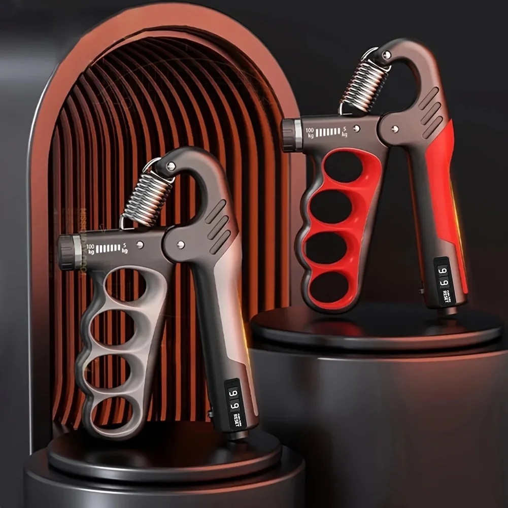 Adjustable Hand Grip Strengthener 5-100KG Hand and Forearm Trainer with Counter