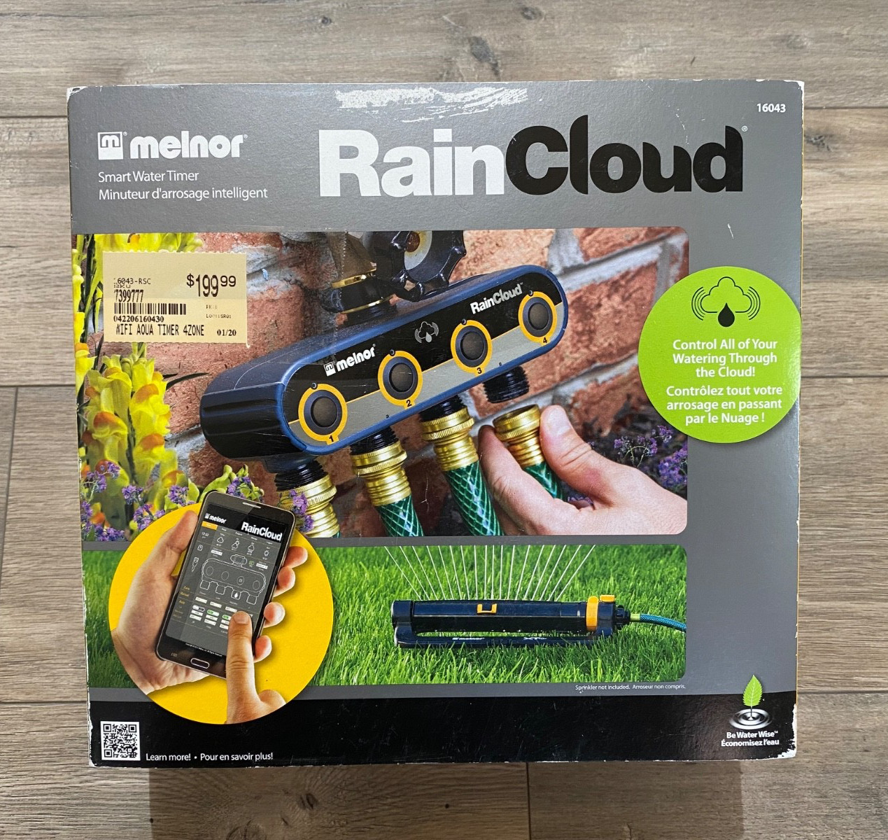 Melnor RainCloud Smart Water Timer 4 Zone Irrigation Control 16043 Valve