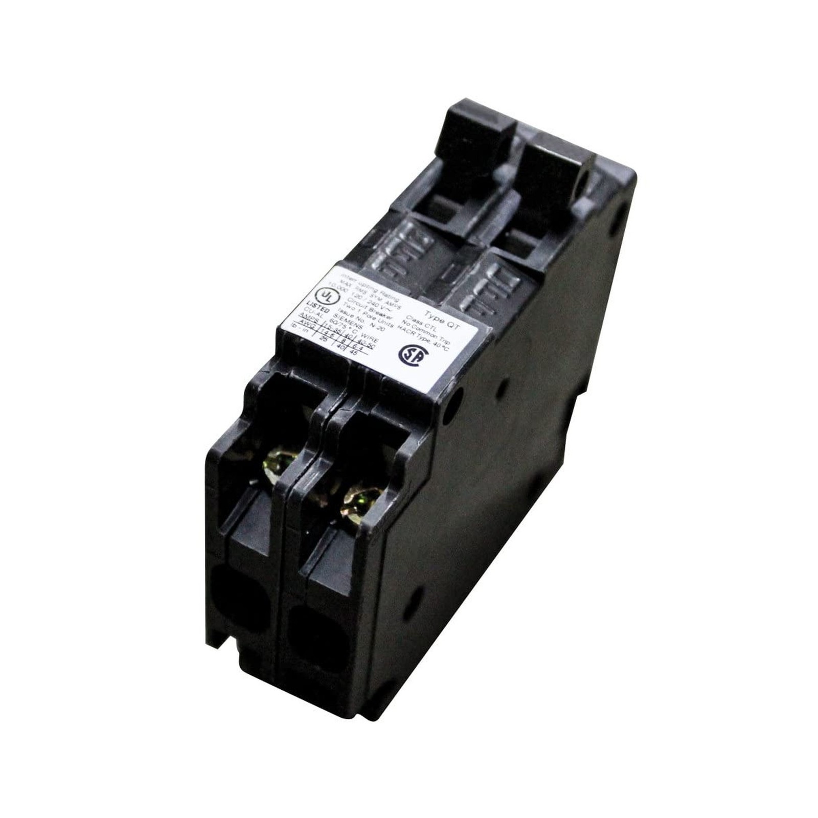 SIEMENS Q1515 15 Amp Duplex Circuit Breaker, Black FAST USA SHIP