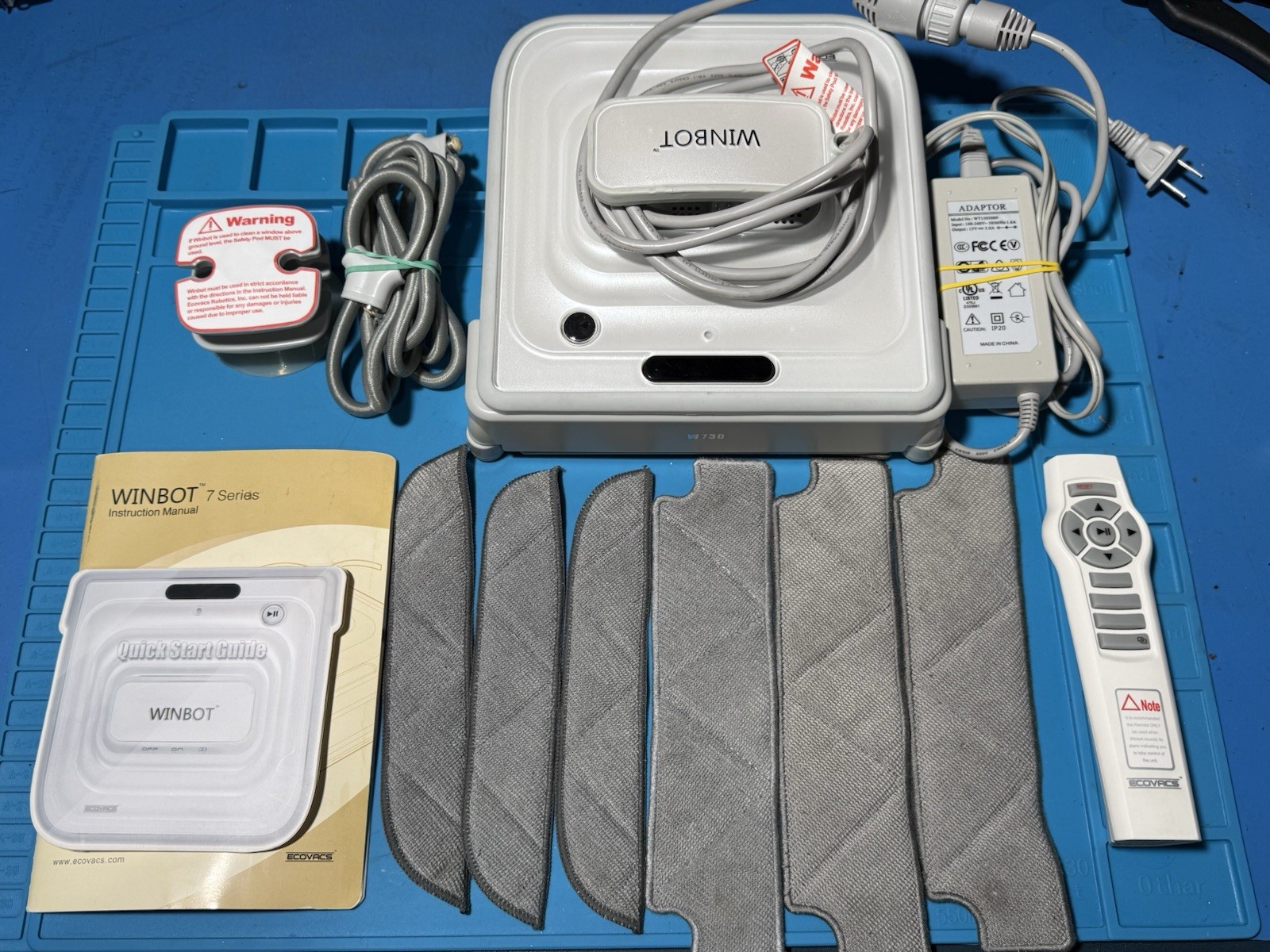 Ecovacs WINBOT W730 Window Cleaning Robot Framed Or Frameless Windows - Tested