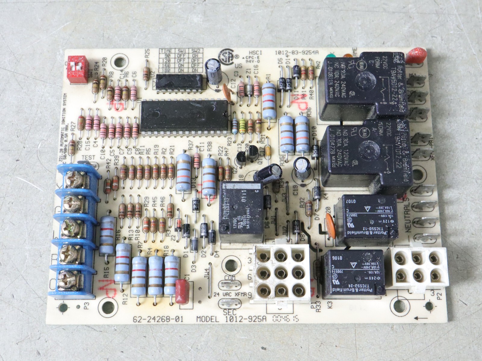 Rheem Ruud 62-24268-01 Furnace Control Circuit Board 1012-925A