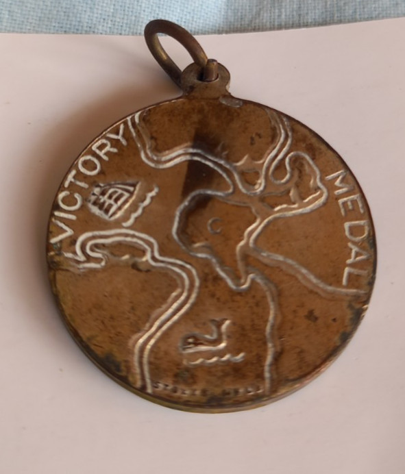 Australia WW2 1945 Royal Austr. Victory Medal Air Force RAAF Navy Army
