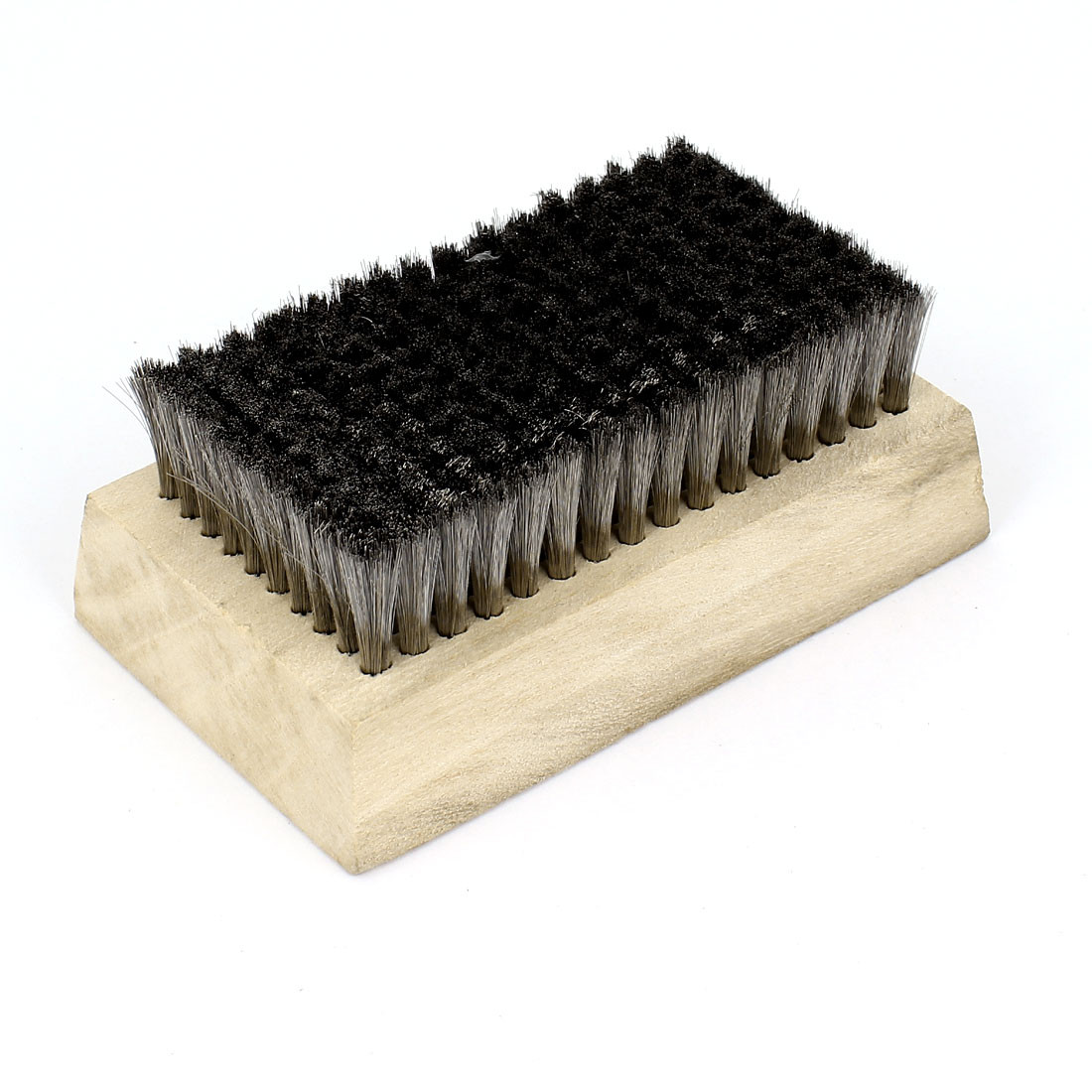 11cm Wooden Handle Stainless Steel Wire Brush for Anilox Roller Cleaning