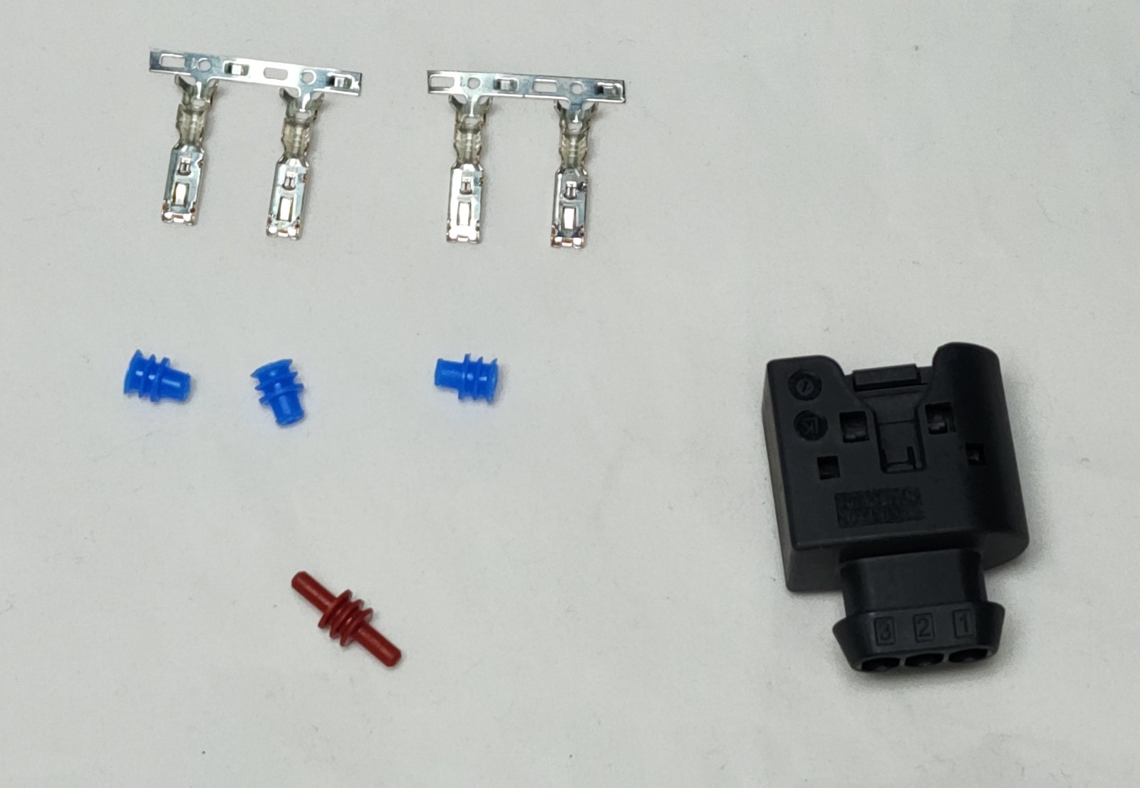3-pin Kostal Hirschman connector kit Pierburg CWA100.3 CWA100-3 CWA150 pump