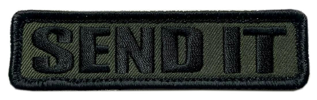 Send It Military Combat Sniper Patch [Hook Fastener-4.0 X 1.0 -SP8]