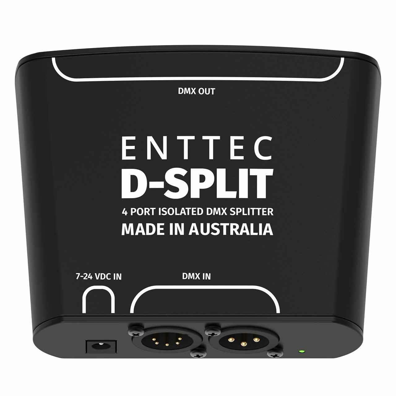 ENTTEC 70579 D-SPLIT - 4 Port Isolated DMX512 Splitter (4) 5-Pin