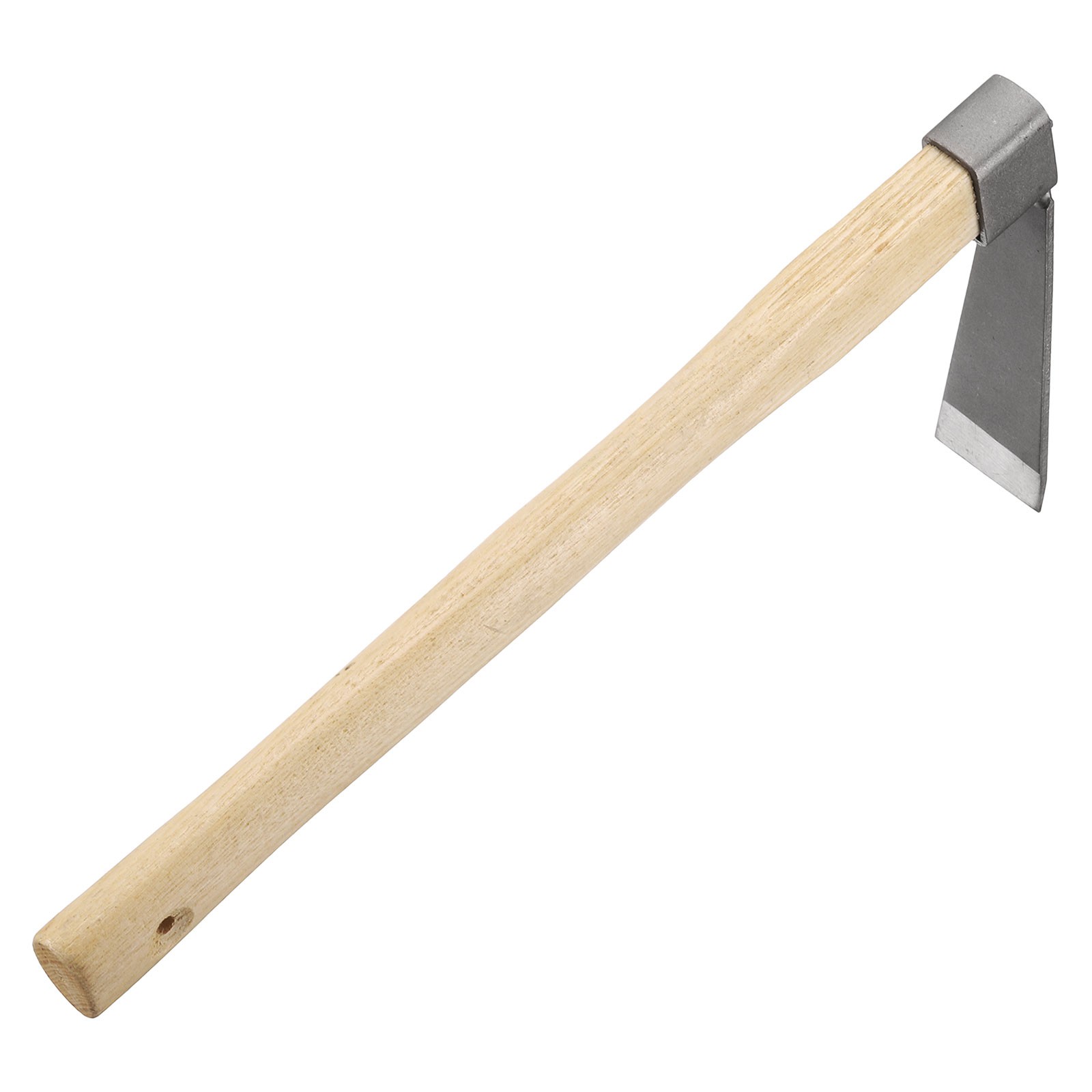 Garden Hollow Hoe 15" x 4.3" Steel Hoe Garden Tool with Wooden Handle