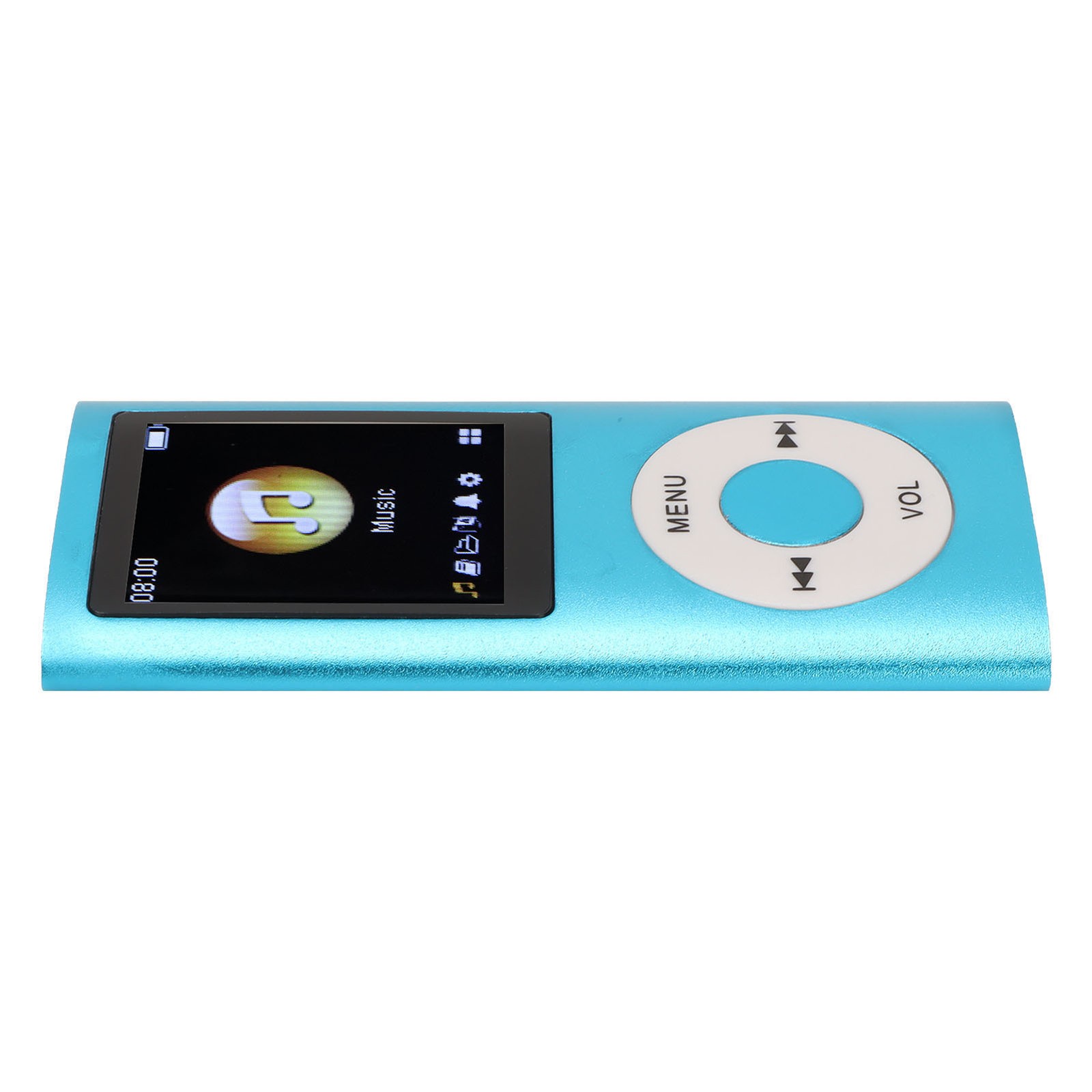 BLUE MP3 Music Player Stylish Multifunctional Lossless Sound Slim 1.8 Inch