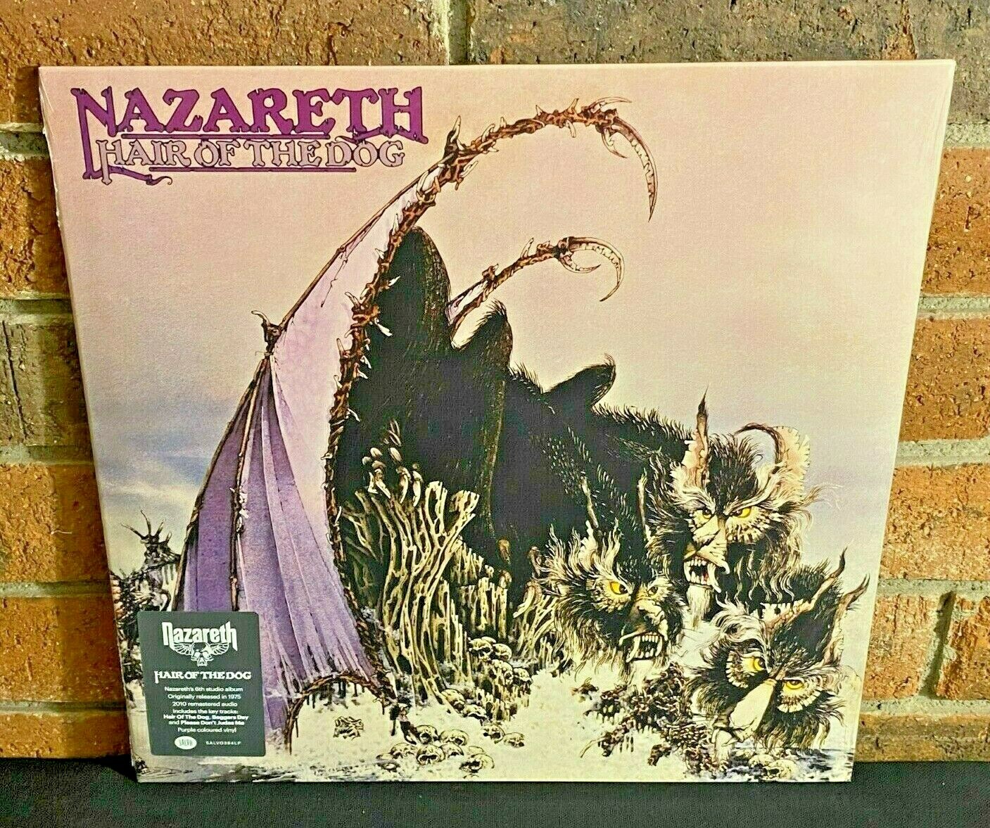 NAZARETH - Hair Of The Dog, Limited Import Remastered PURPLE COLOR VINYL LP New!