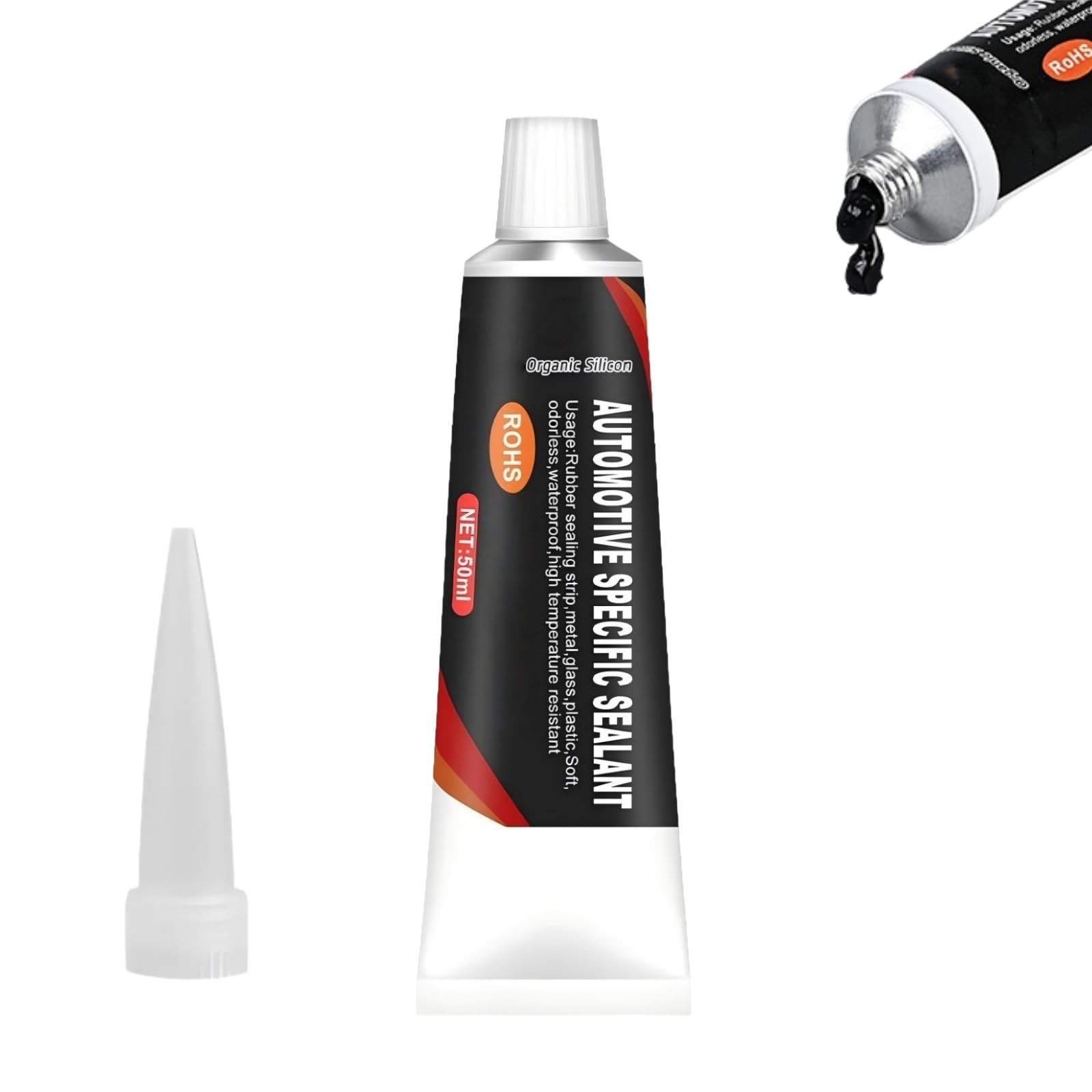 50ml Windscreen Sealant,Weatherstrip Glue,Car Sealing Strip Adhesive,Black