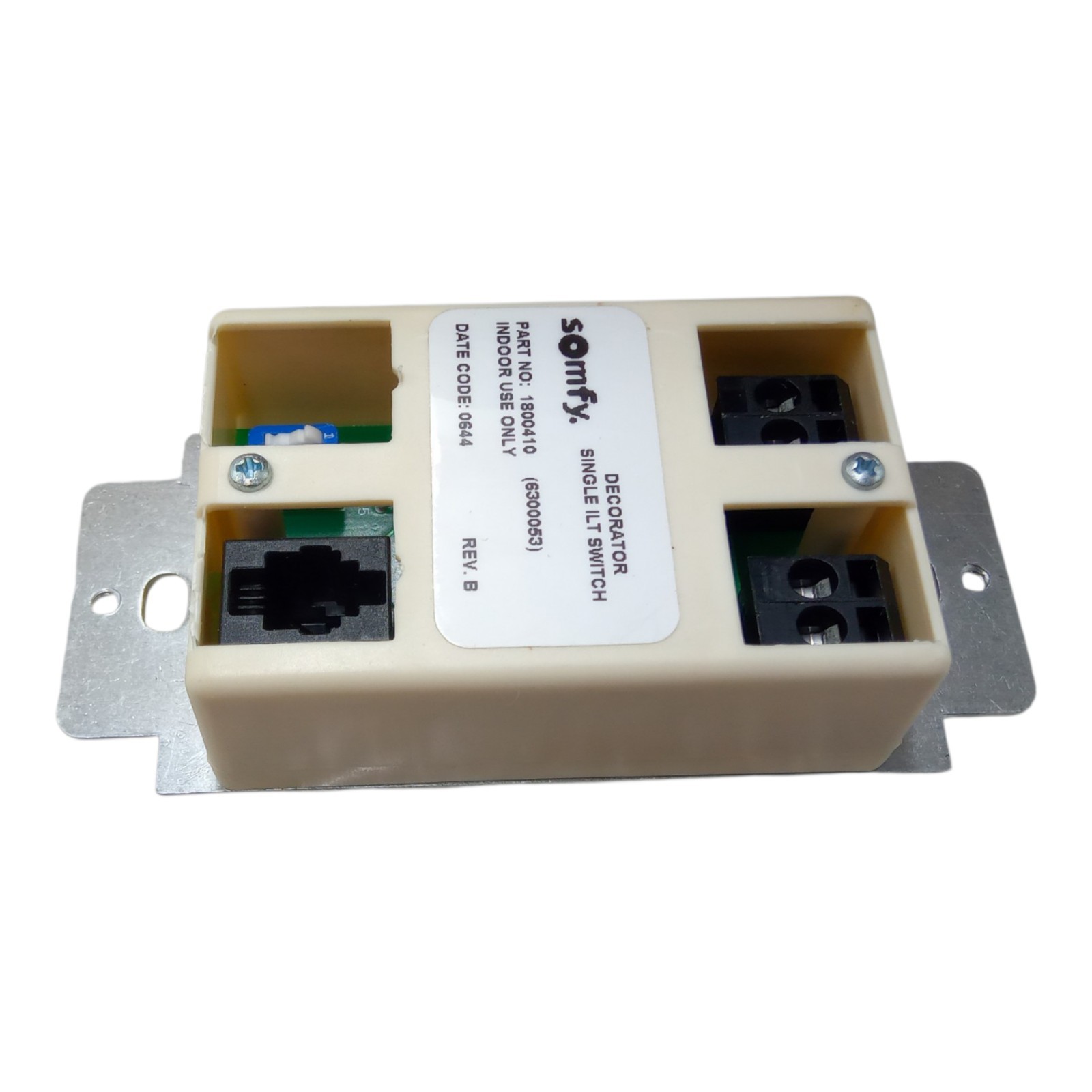 Somfy 1800410 Decorator Single ILT Switch