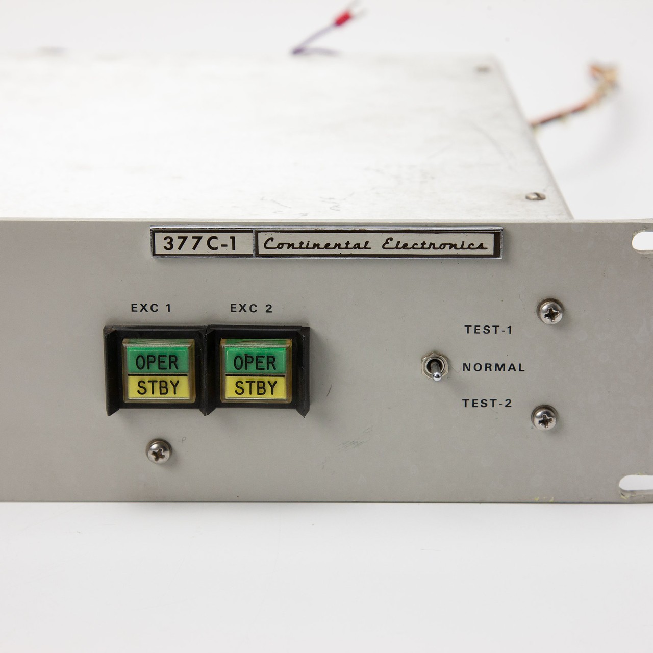 Continental Electronics 377C-1 Remote Control Exciter Interface Panel Rack Mount