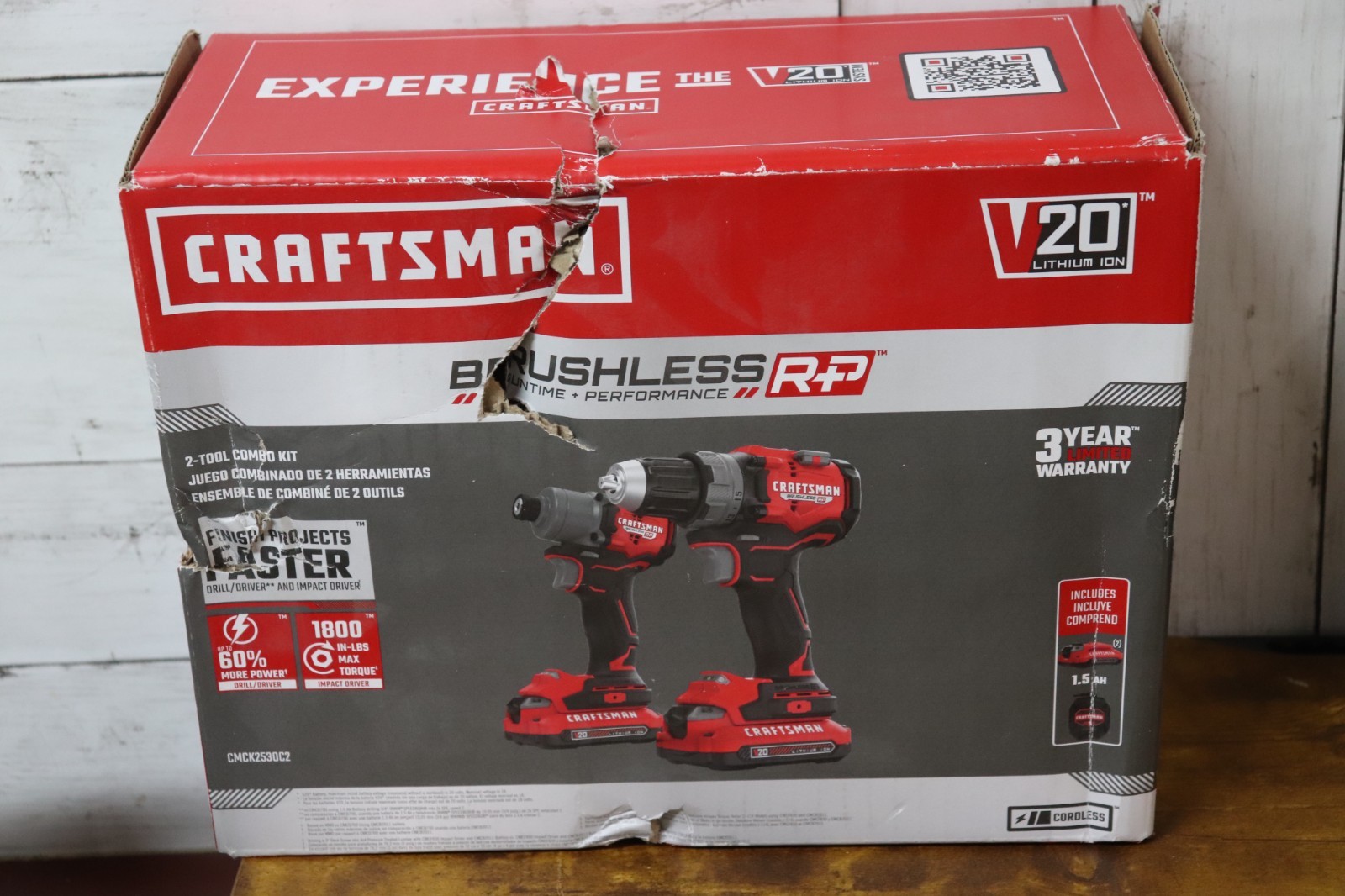 Craftsman 20V Brushless RP Drill Impact Combo Kit Sealed New