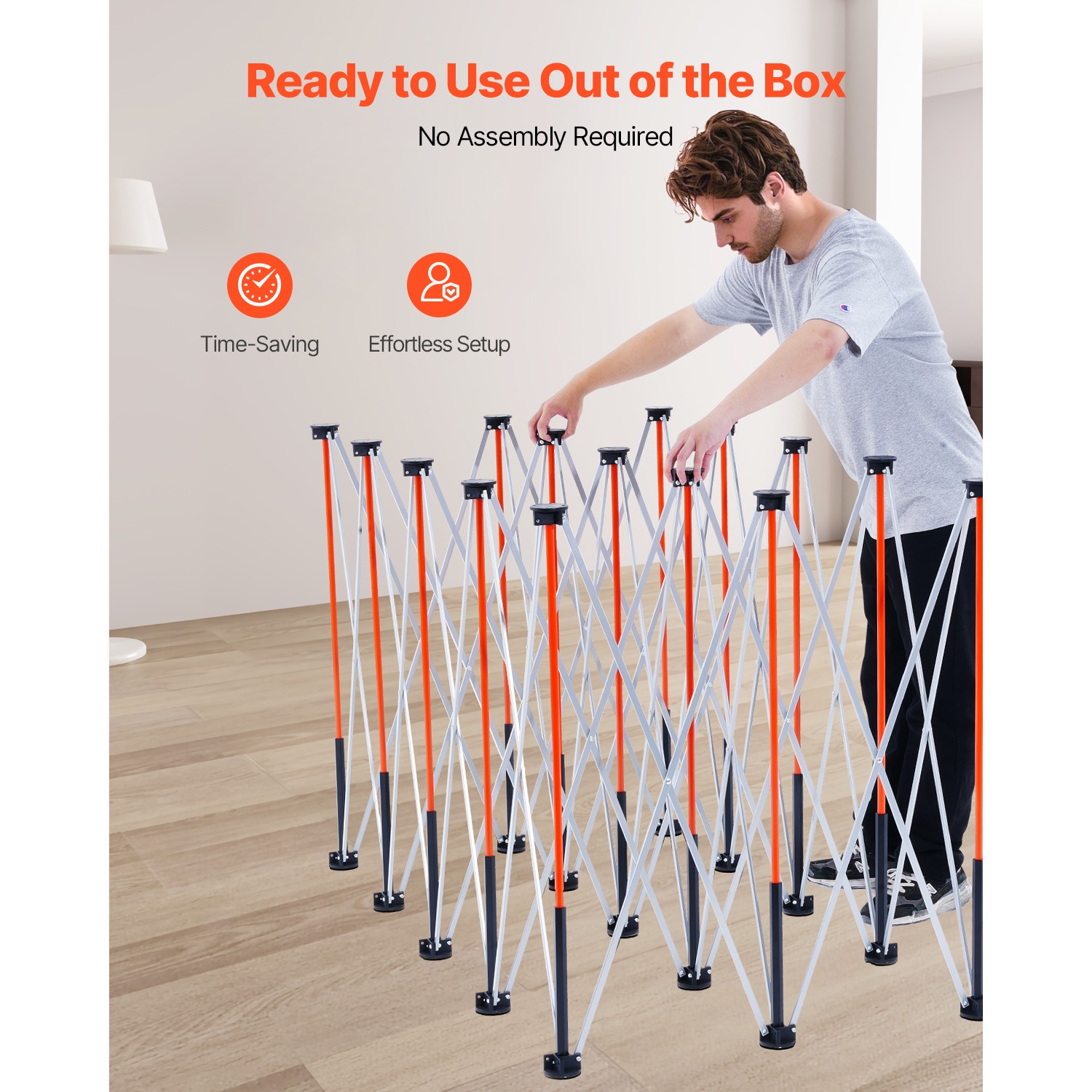 Uimoso Compact Foldable Workstand 8.02 x 4.12ft, 6000lbs Load Capacity