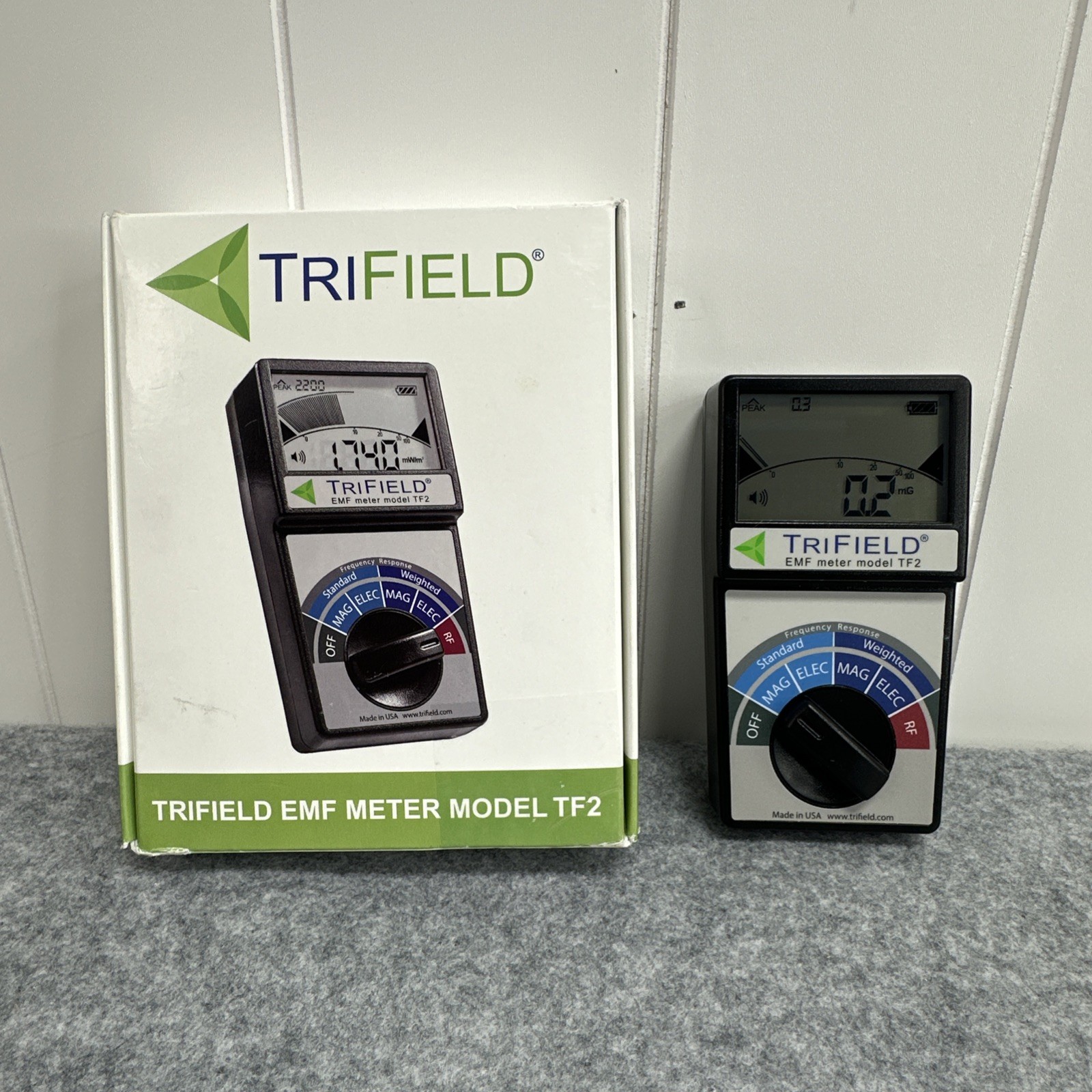 TriField Meter TF2 Tri Field EMF Meter Model TF2 - NEW Battery Included