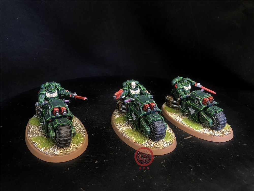 Warhammer 40K DPS painted Dark Angels Outriders SK9006