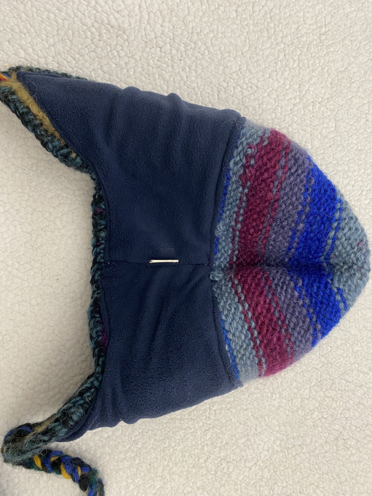 Ski Hat 100% Wool Trapper Hat Made In Nepal