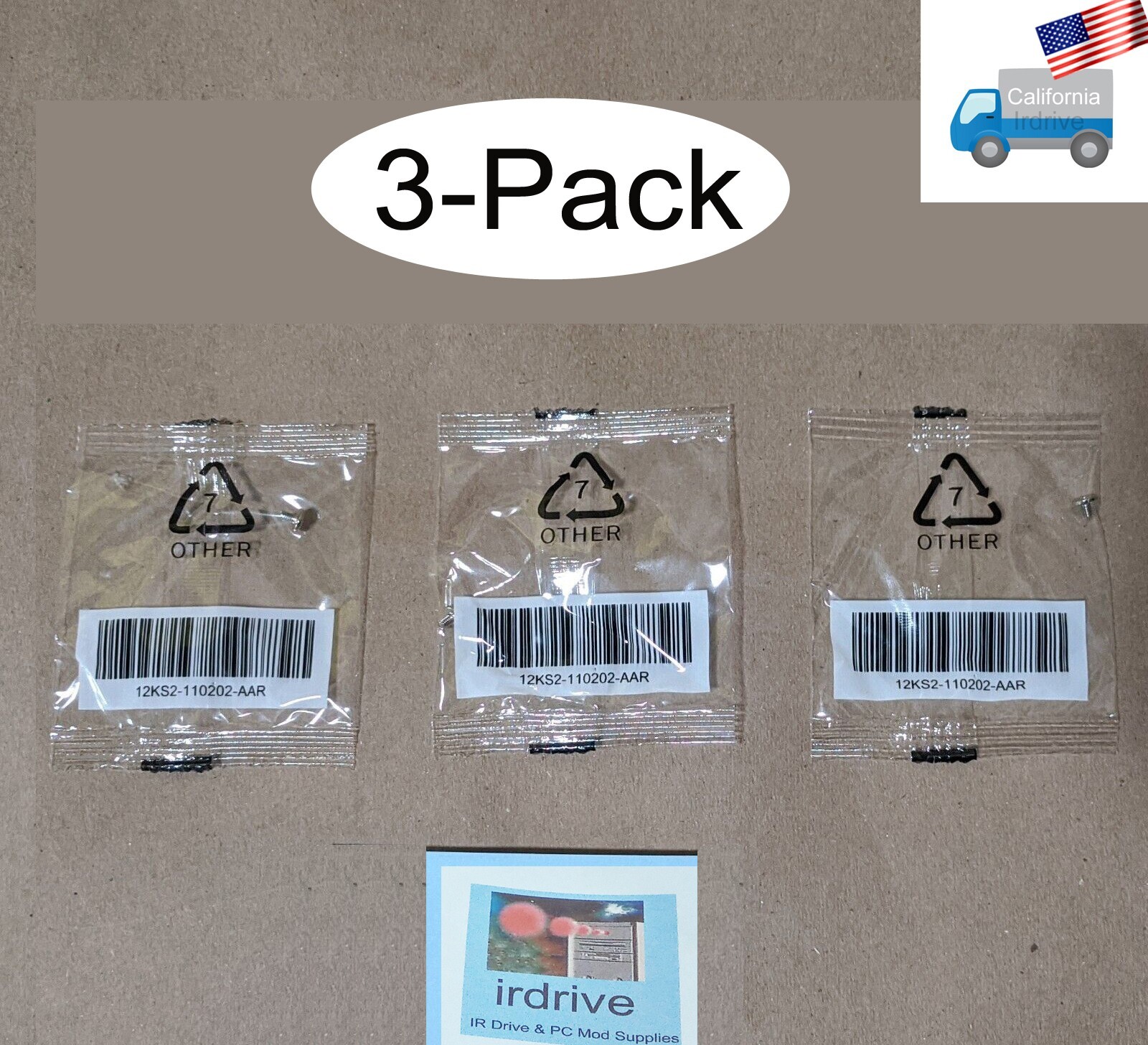 3-Pack: New & Sealed Gigabyte 12KS2-110202-AAR Mobo SSD / M.2 Standoff Screws