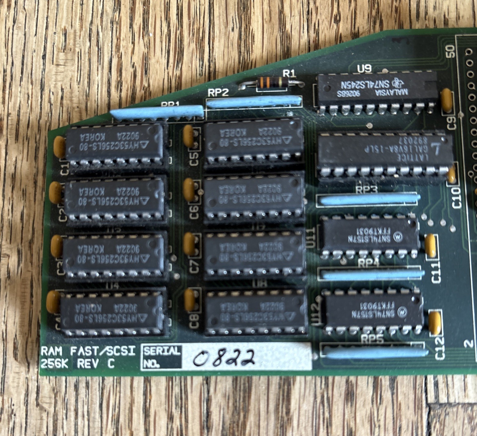 Ram 256k Fast/SCSI Rev C Interface Card