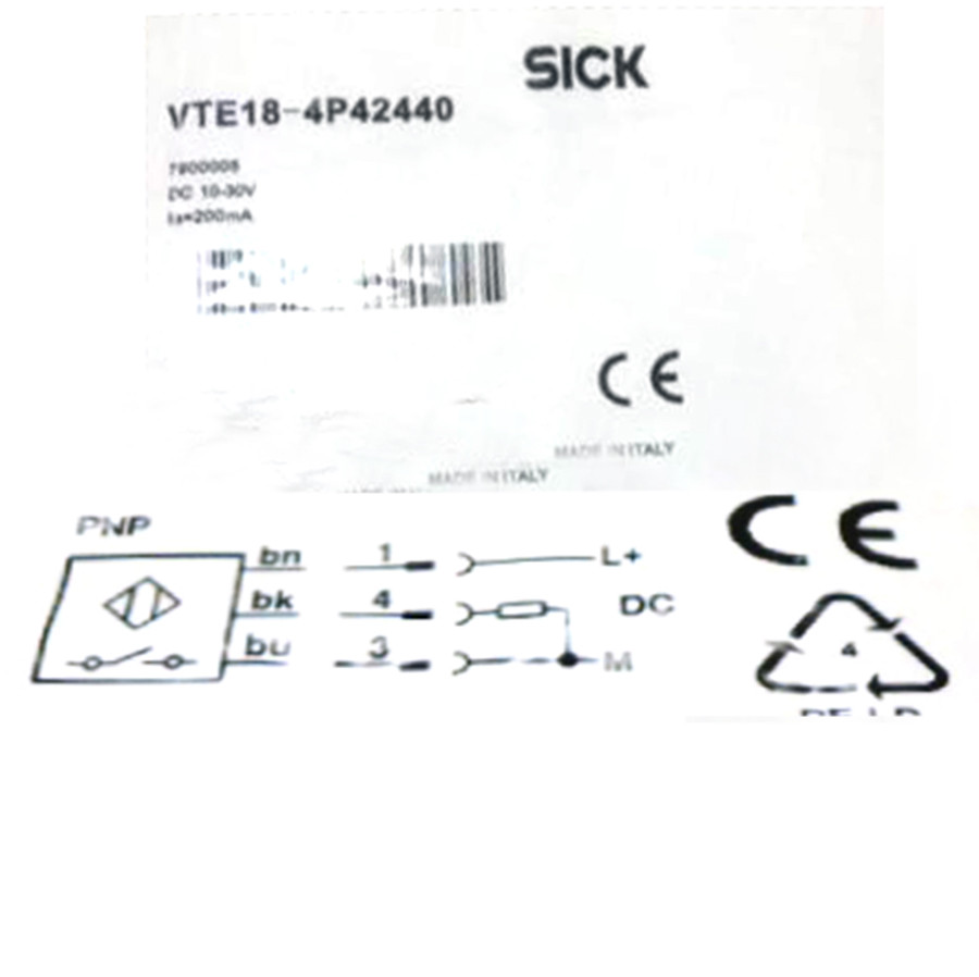 SICK VTE18-4P42440 Photoelectric proximity sensor PNP New #