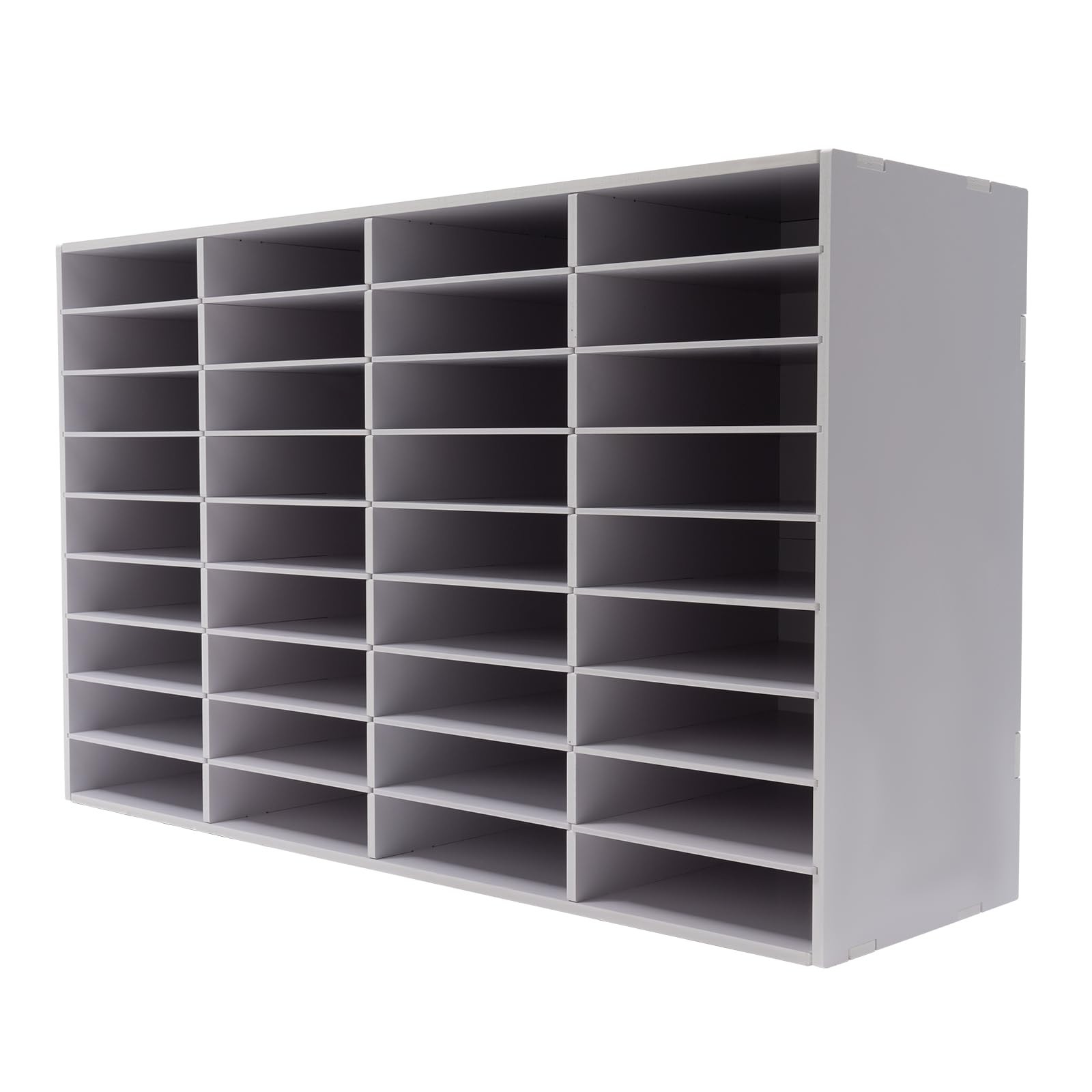 36 Slots Literature Organizer File Sorter Literature Organizer Stackable Mail...