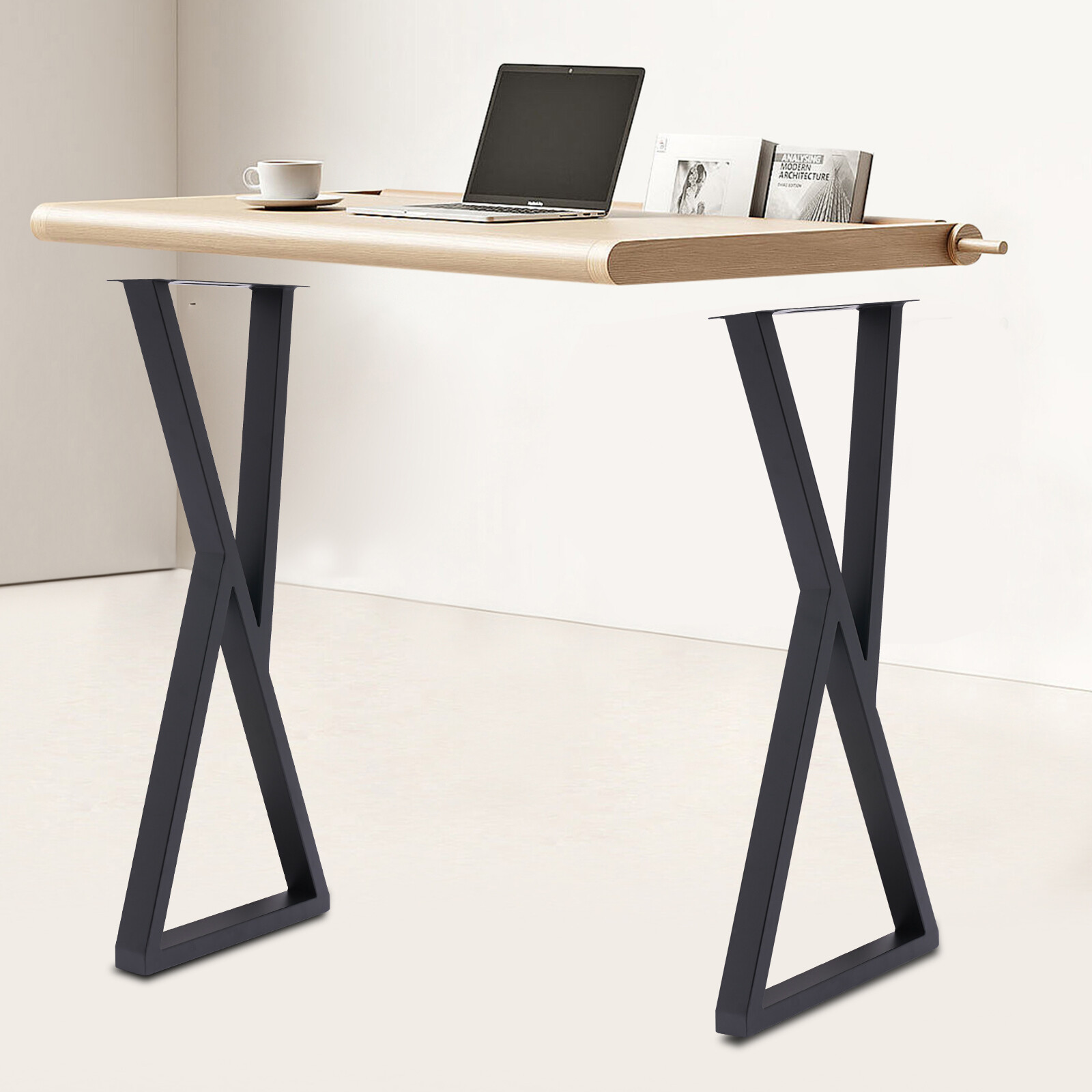 32 Inch Desk Bench Legs Table Legs DIY Furniture Legs With Anti-slip?Foot Pads