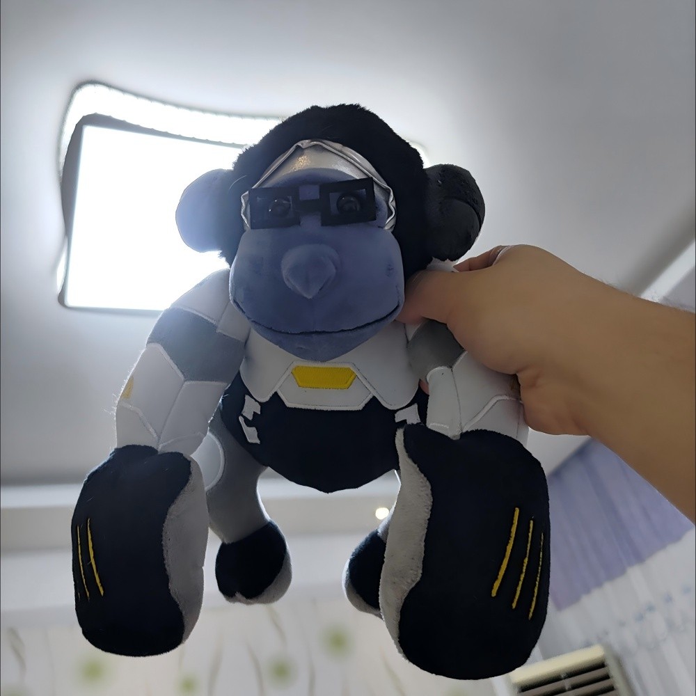 Jumbo Winston Plush Doll Overwatch Game Gorilla Figure Collection Kids Gift 10IN