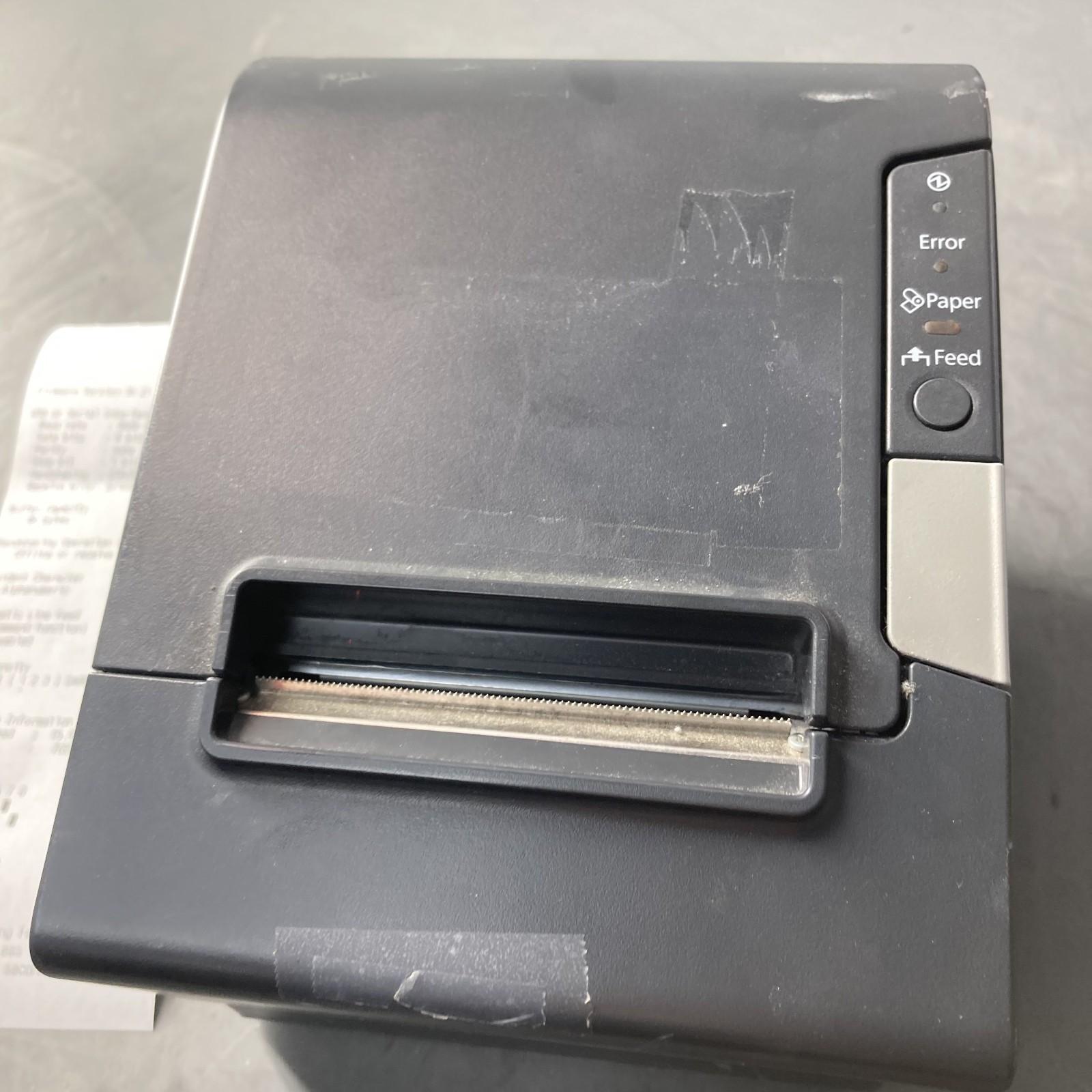 Epson TM-T88V M244A USB + Ethernet Thermal Receipt Printer Door Kick No AC