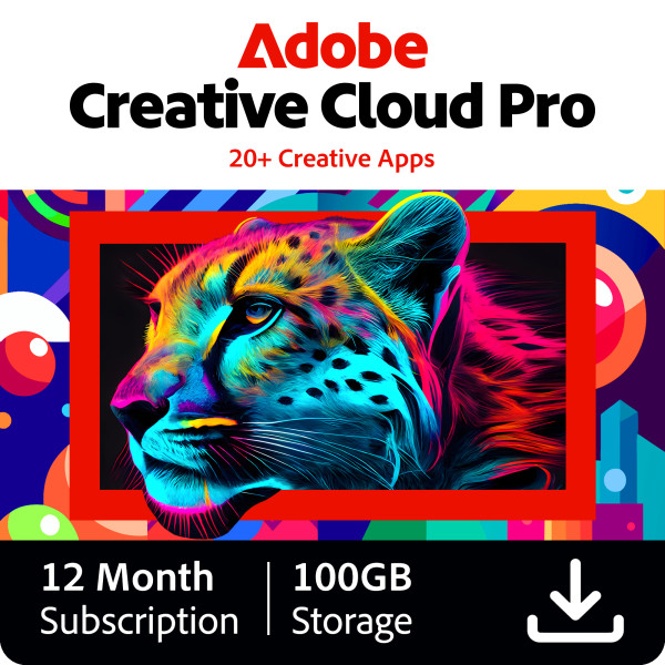 Adobe Creative Cloud Pro 100GB  365 subscription