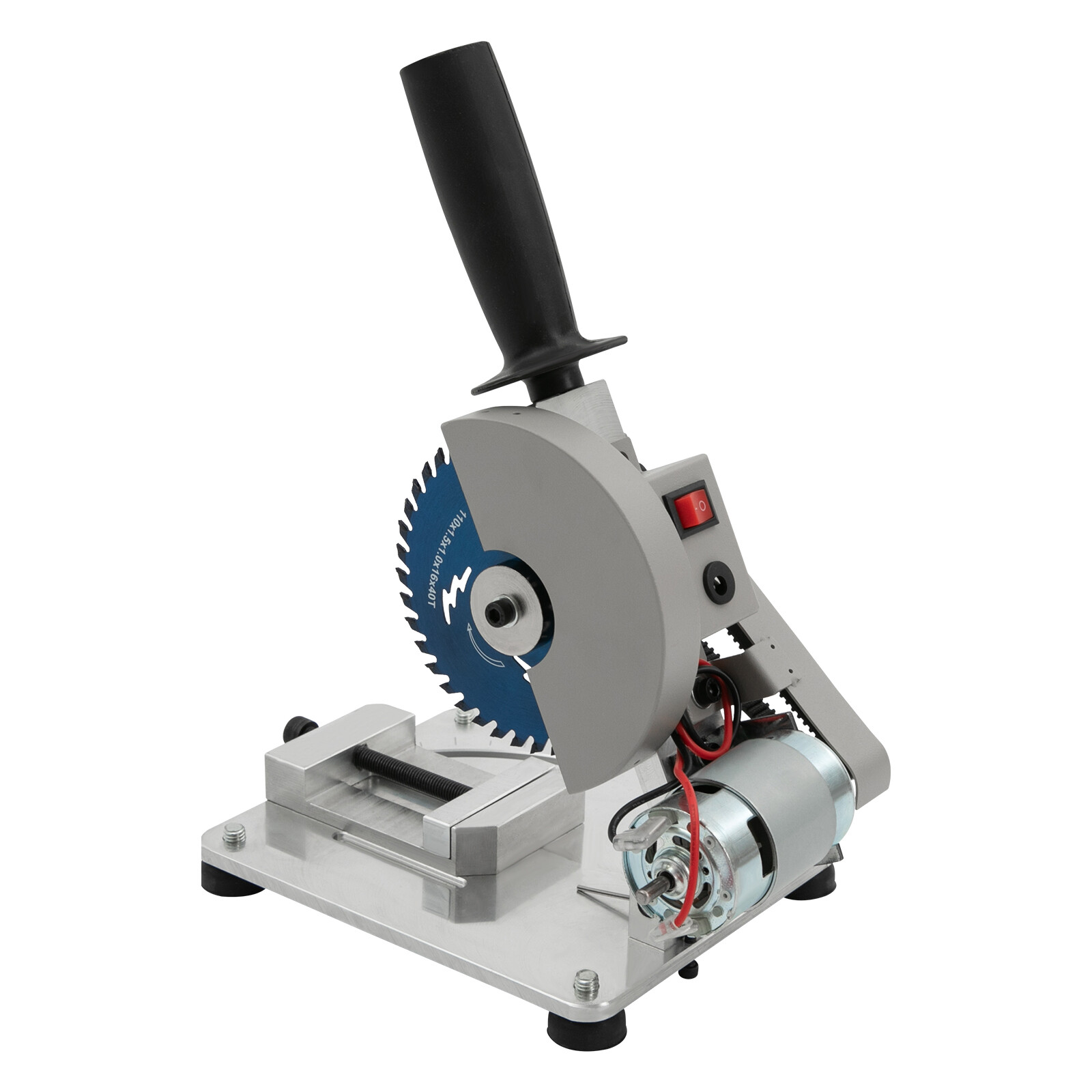 45 Degree Micro Cutting Machine DIY Drill Small Aluminum Alloy Table Saw Cutting