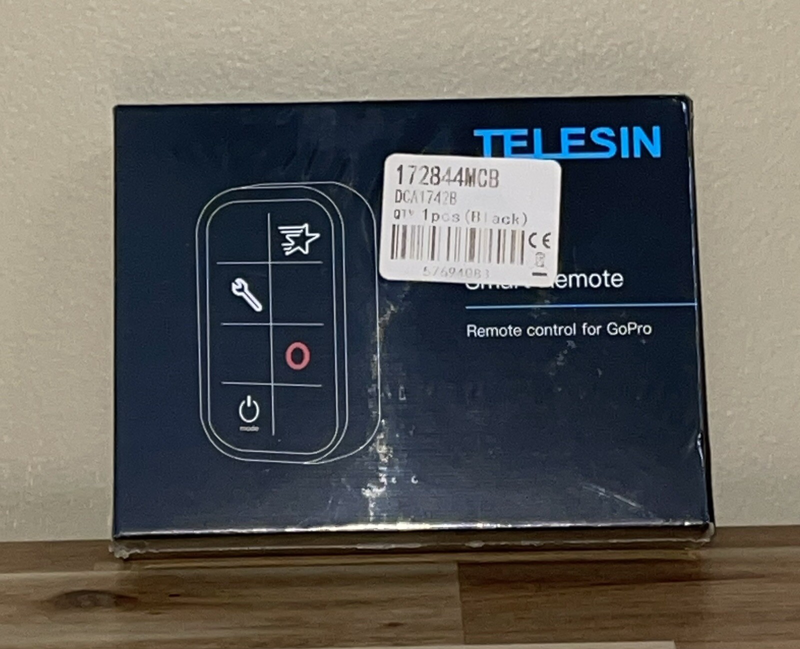 TELESIN GOPRO Smart Remote Wireless Waterproof Wrist Strap Magnetic Charger  A6