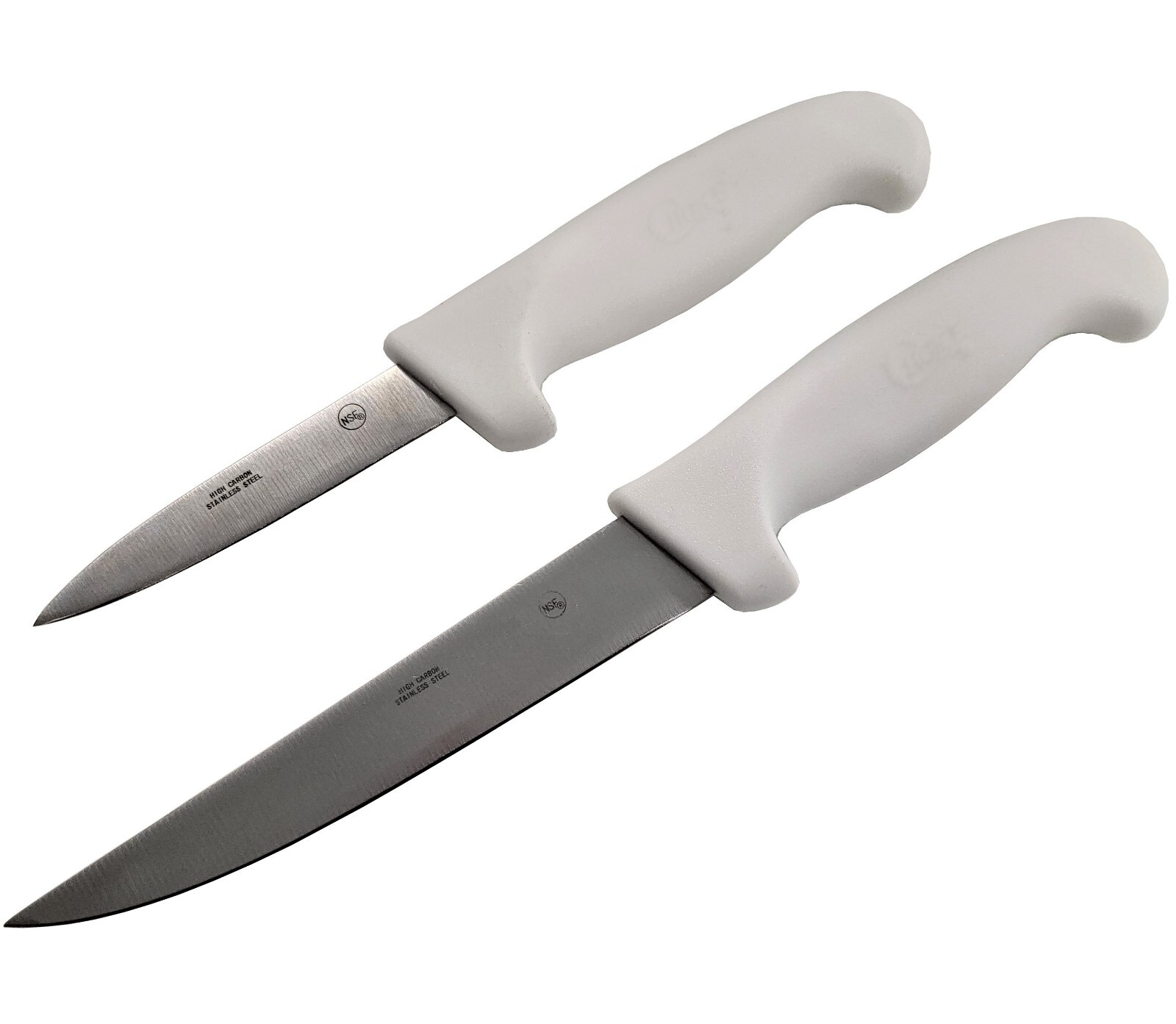2 PIECE POULTRY PROCESSING & BUTCHER KNIFE SET CHICKEN QUAIL DUCK TURKEY KNIVES