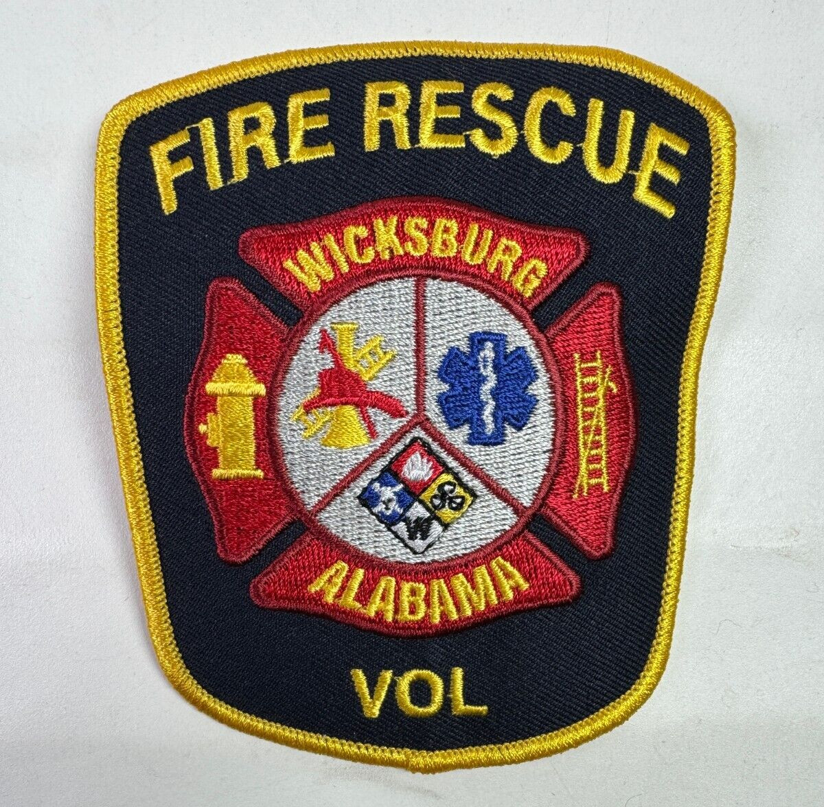 Wicksburg Fire Rescue Alabama Patch N4
