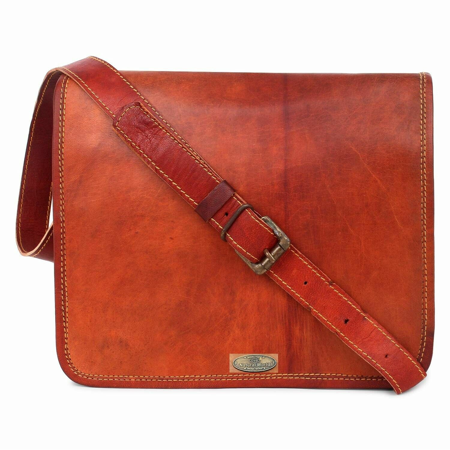 Bag Satchel Messenger Handmade Gift For Men Women Men's Leather Laptop Briefcase