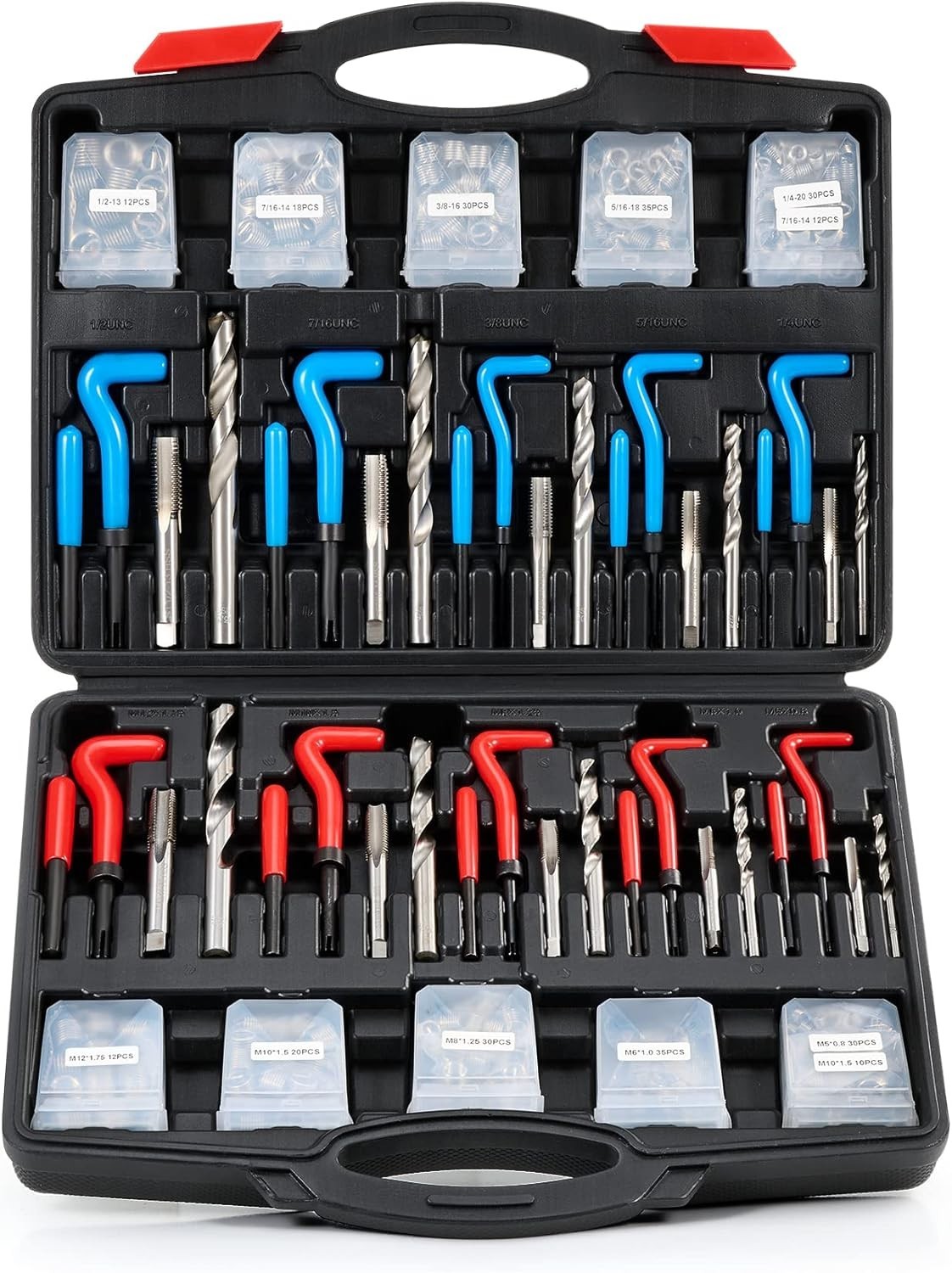 Essential Thread Restorer Kit SAE Metric HSS Drill Tap Inserts 304pcs