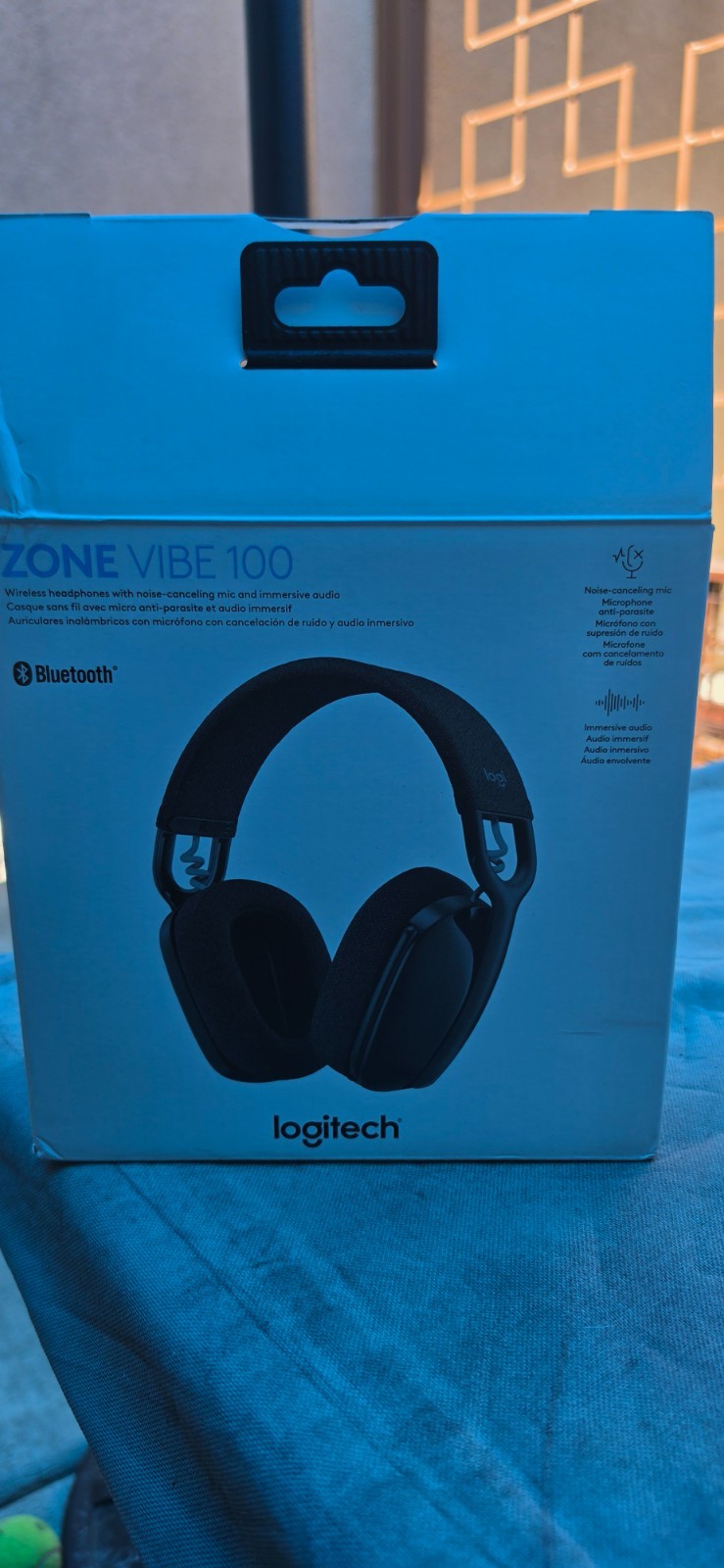 Logitech Zone Vibe 100 Wireless Bluetooth Headphones Graphite