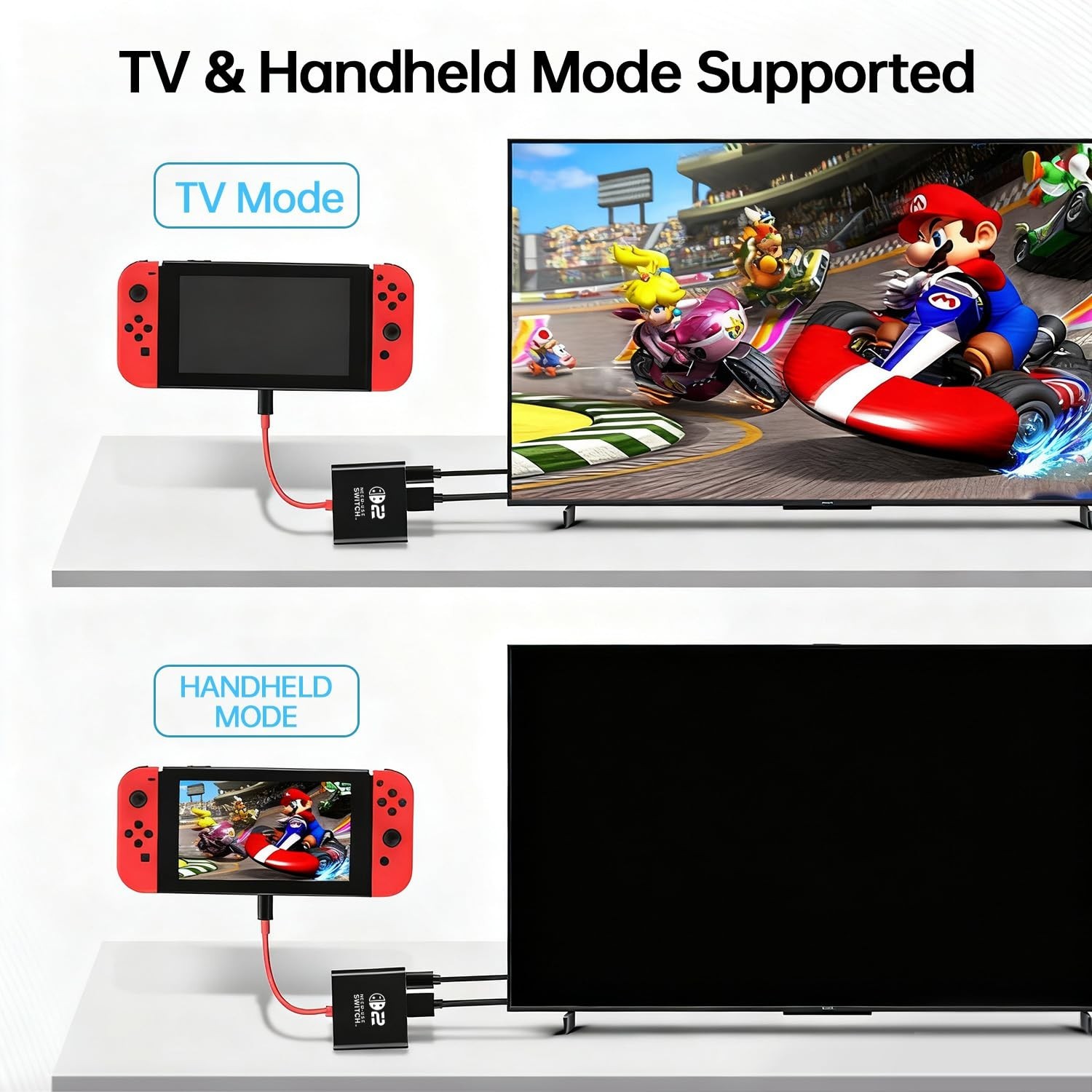 Switch 2 Dock for Nintendo Switch Docking Station, Upgrade for Nintendo Switc...