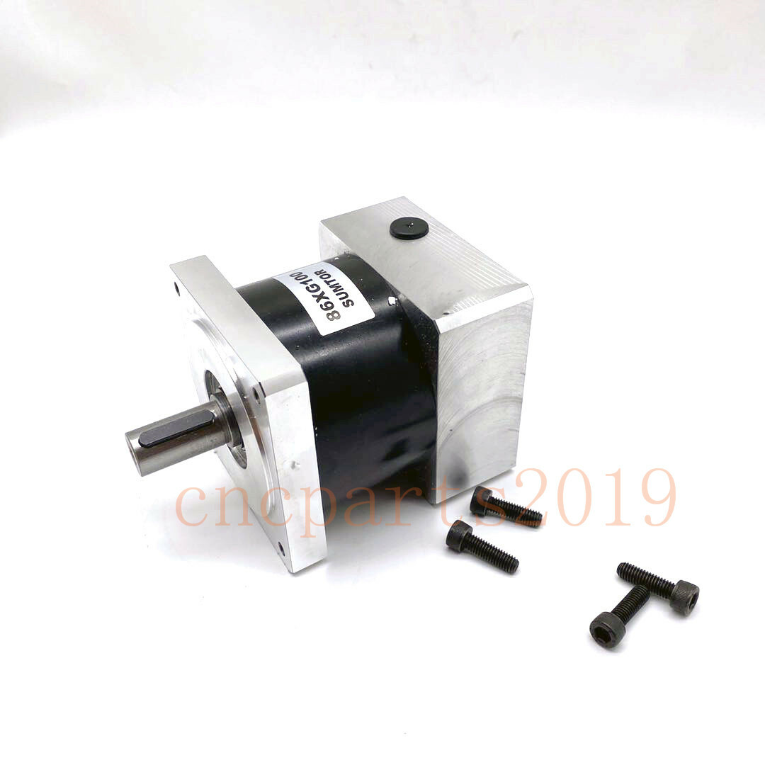 Planetary Nema34 Speed Reducer Gearbox Head Input 14mm for 86mm Stepper Motor