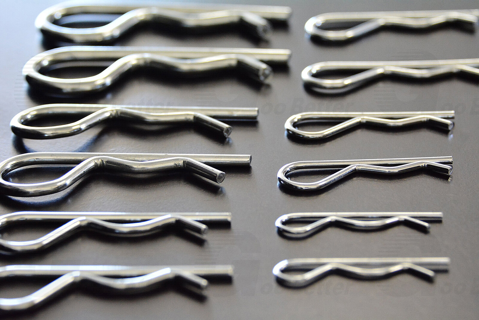 100Pc R Clips Spring Lynch Hitch Cotter Hair Pin Assortment Split Disc Calip Pin