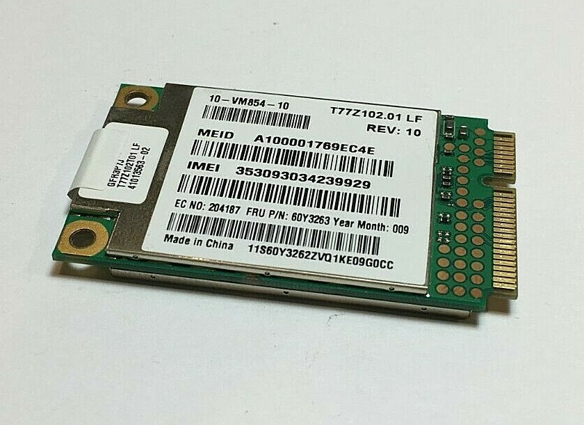 Qualcomm Wireless Adapter Gobi2000 Wwan 3g GPS