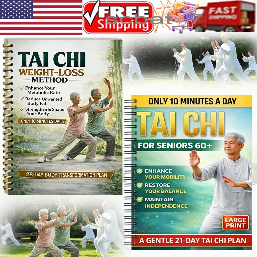 Tai Chi Book for Seniors -21/28 Day Tai Chi Plan Strengthern and Shape Your Body