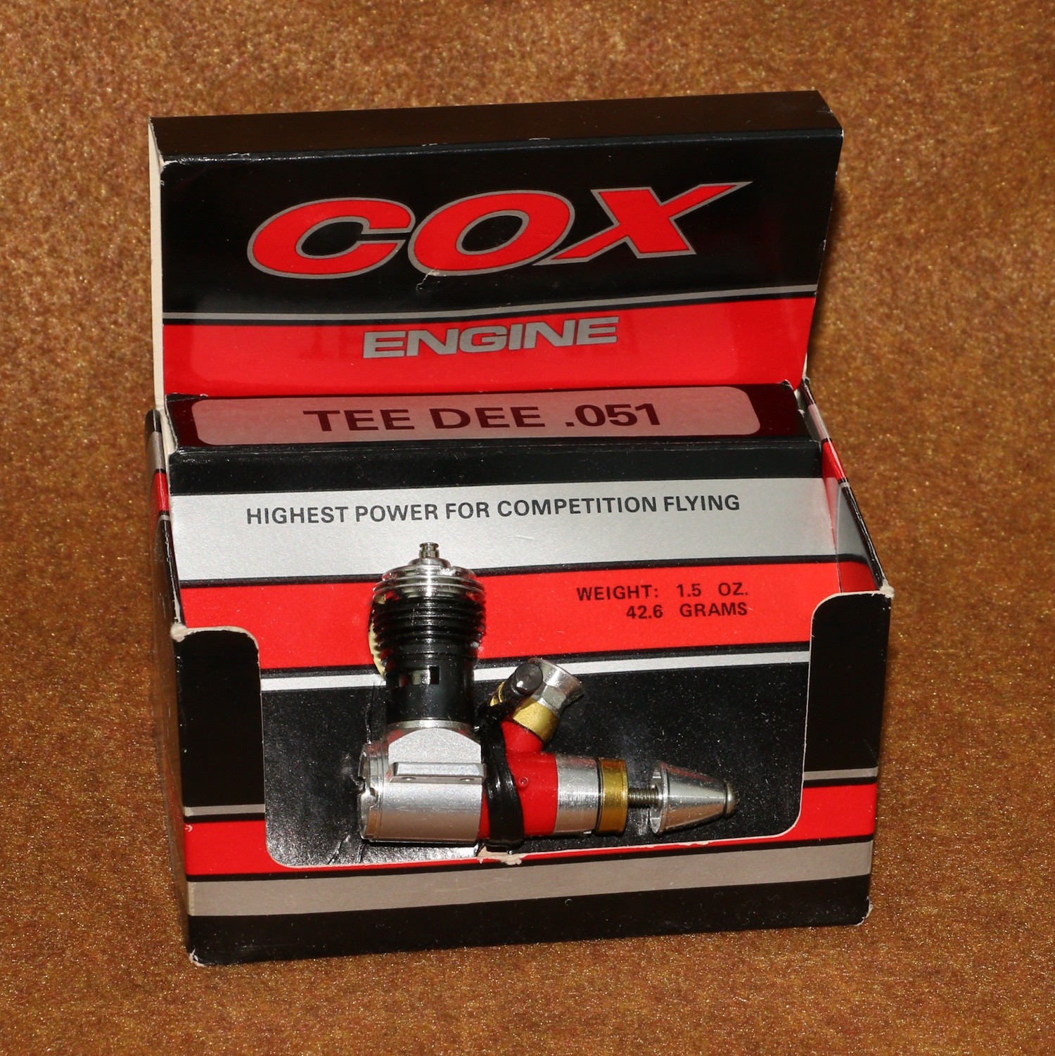 RC Model Airplane Car Boat Engine Cox Tee Dee.051 MIB Unused