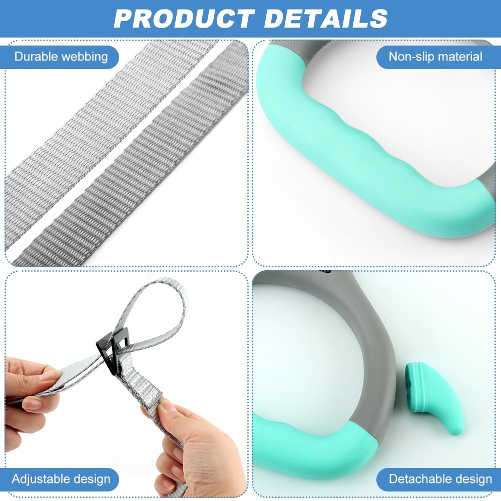 Gymnastics Rings for Kids Home Exercise, Fitness Children Trapeze Bar Pull Up...