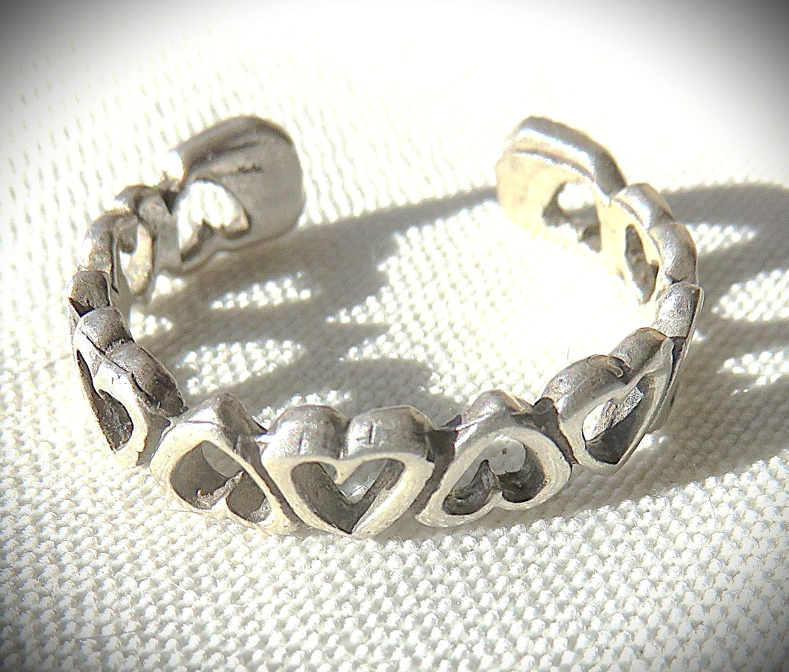 Heart Design Toe Ring