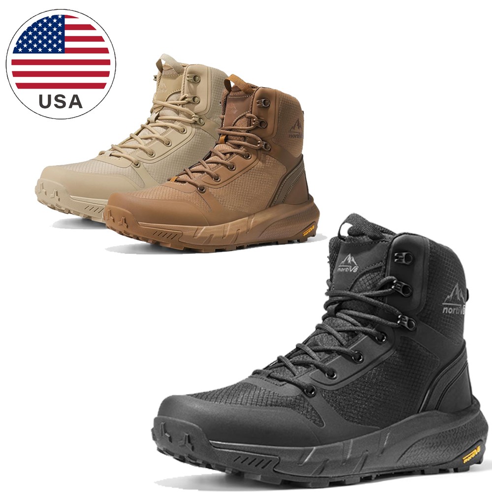 Men's Wide Size Military Tactical Boots Comfortable Work Motorcycle Combat Boots