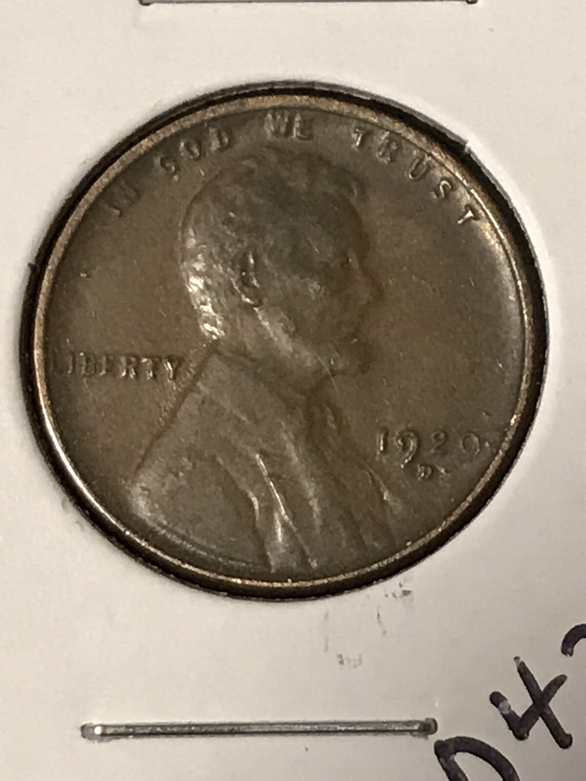 1929-D Lincoln Cent    Higher Grade    Item D42