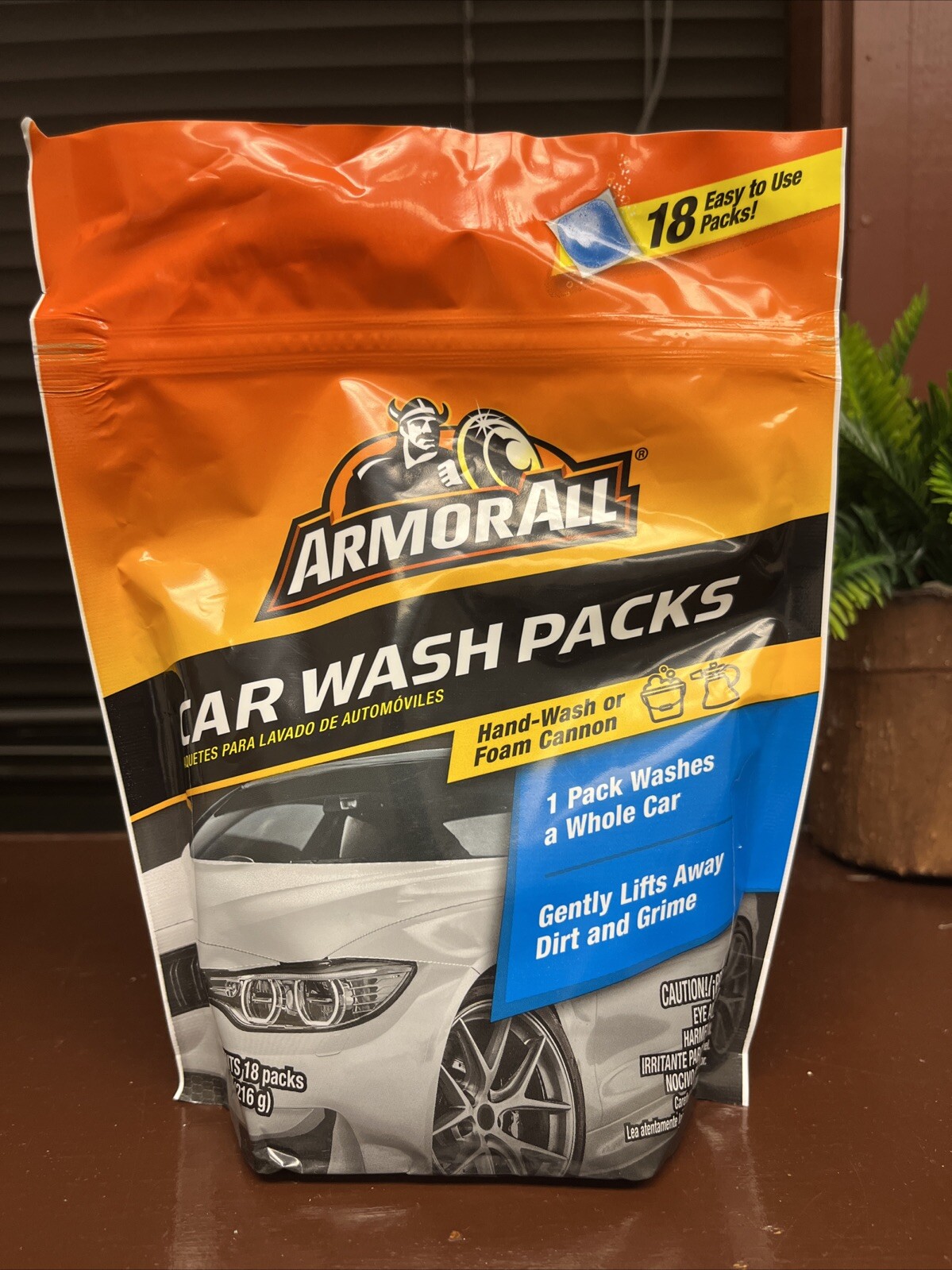 Armor All Car Wash Pods, Pre-Measured, Dissolvable, Super-Concentrated 18 Packs