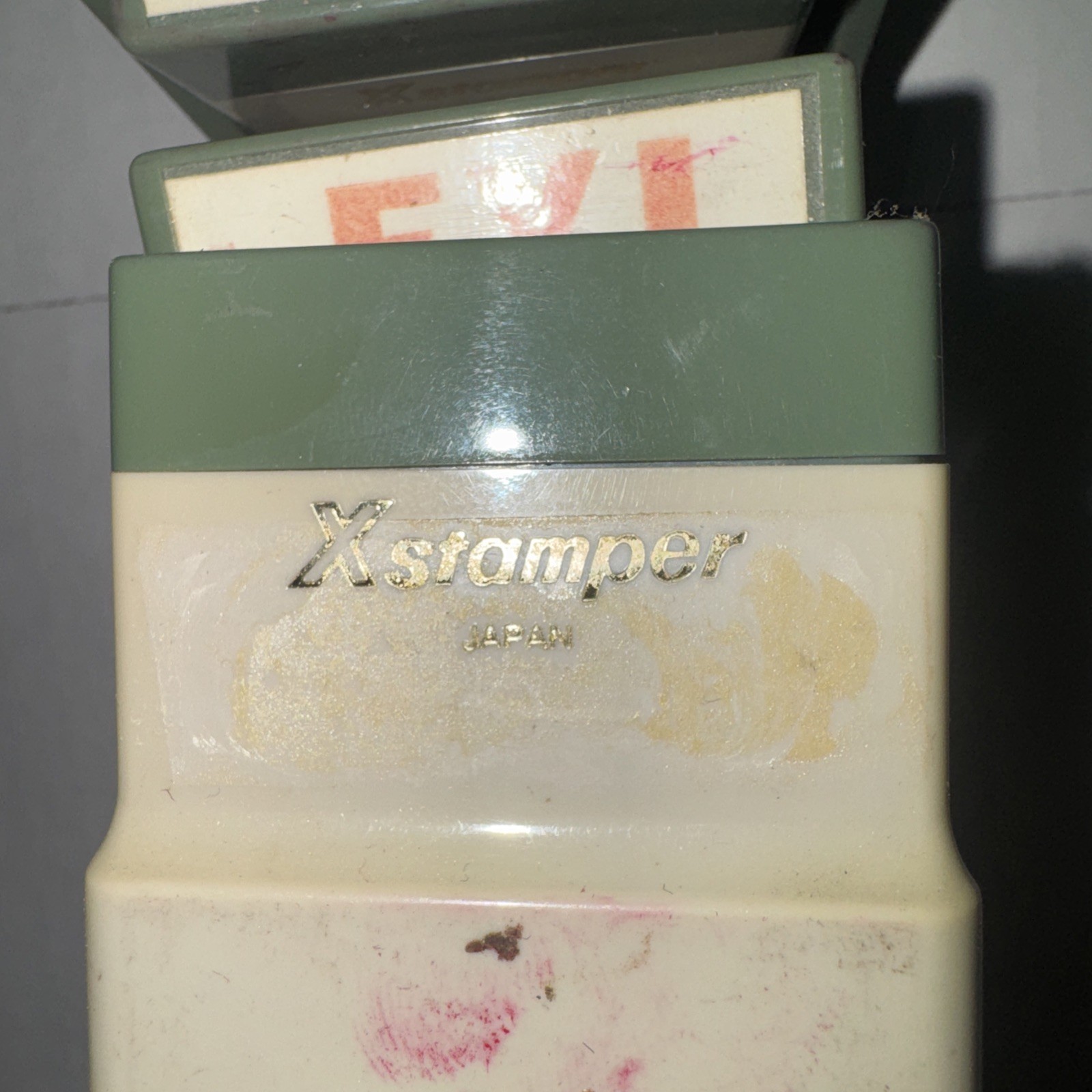 Vintage Rare Xstamper Set
